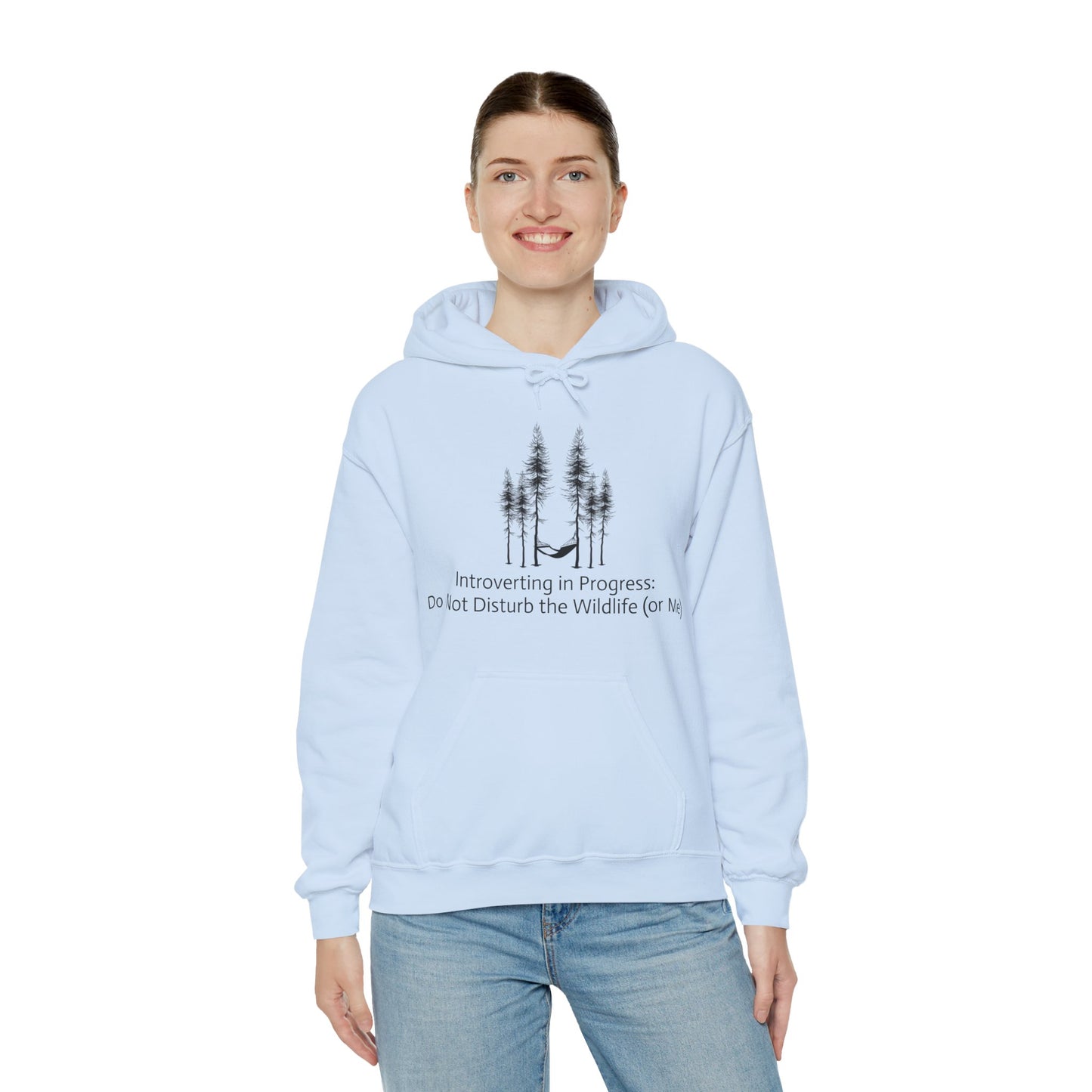 Introverting in Progress Hoodie – Do Not Disturb (Unless You Have Snacks)