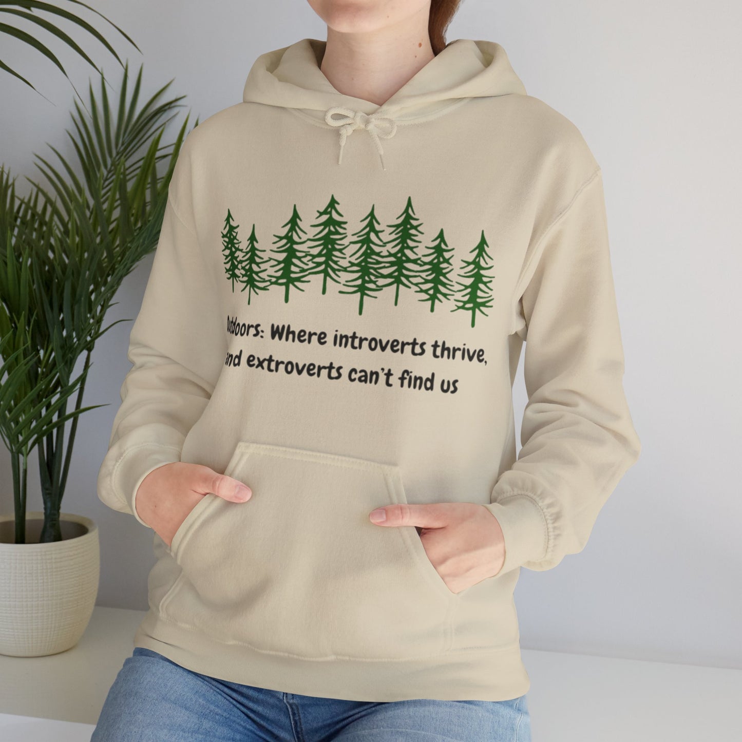 Silent Hikes & Subtle Vibes Hoodie, Unisex Heavy Blend™ Hooded Sweatshirt