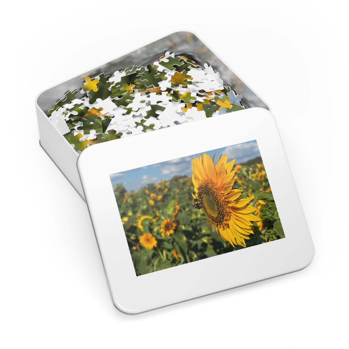 Jigsaw Puzzle - Bumble Bee on a Sunflower