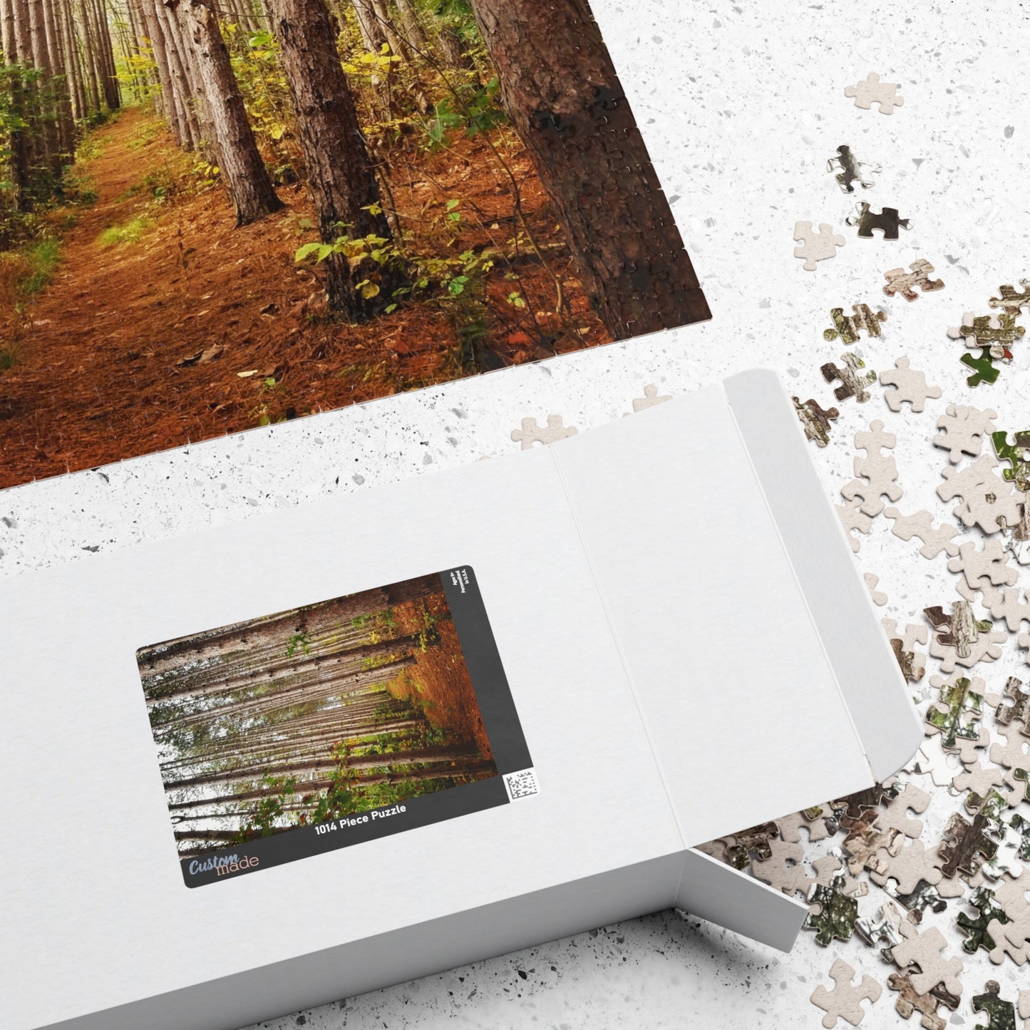 Pine-sational Puzzling: A Walk on the Wild Side, Jigsaw Puzzle, Brain Teaser, Relaxation Activity, Cabin Decor, Holiday Gift