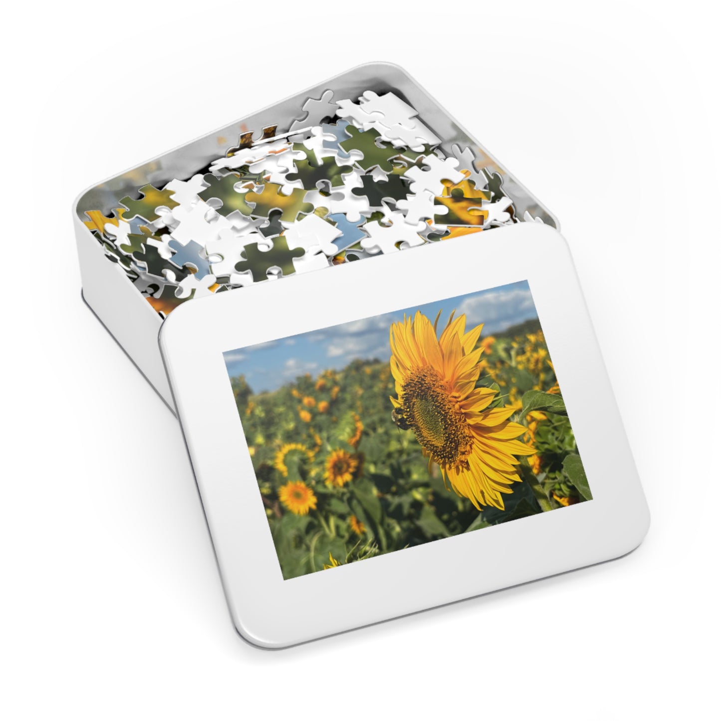 Jigsaw Puzzle - Bumble Bee on a Sunflower