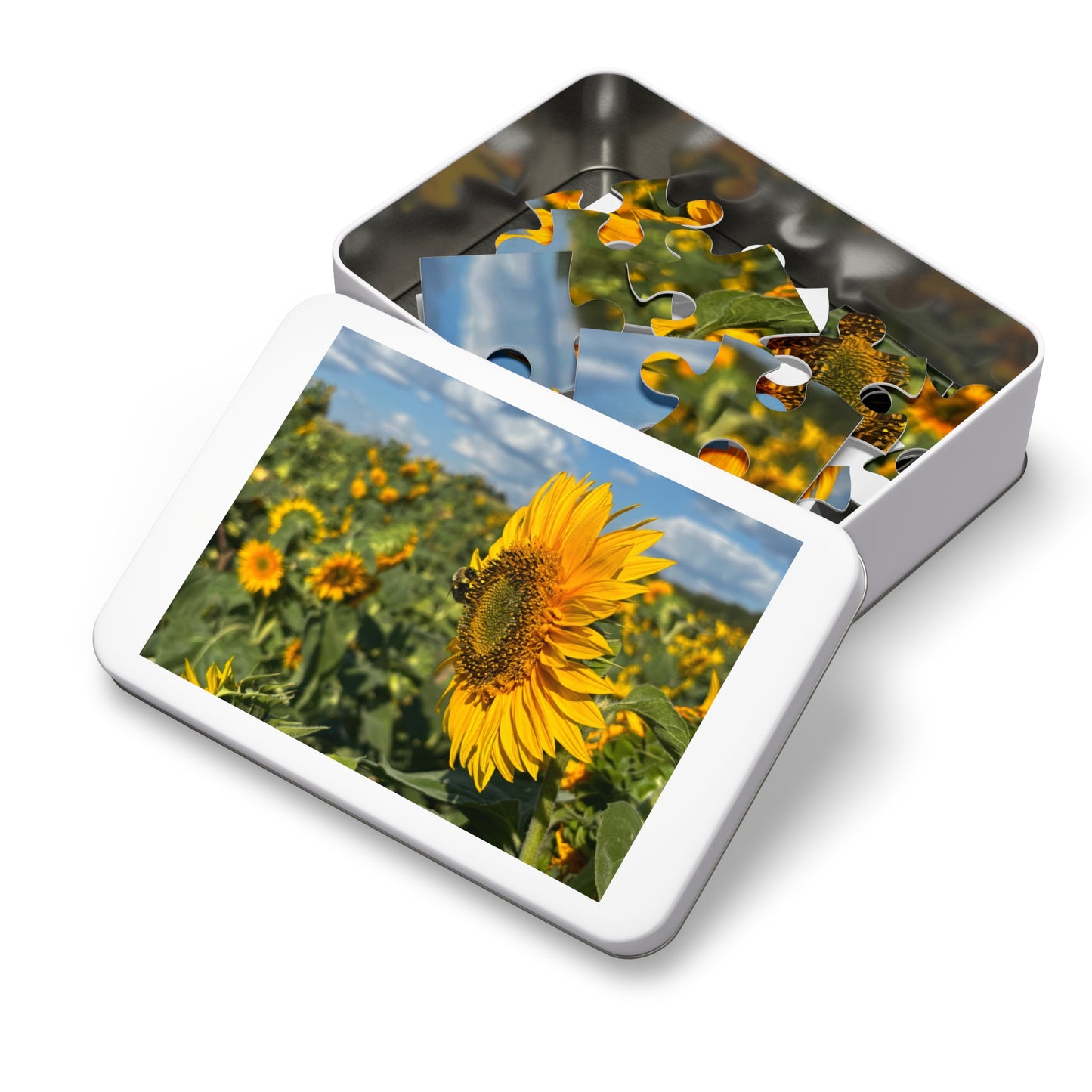Jigsaw Puzzle - Bumble Bee on a Sunflower