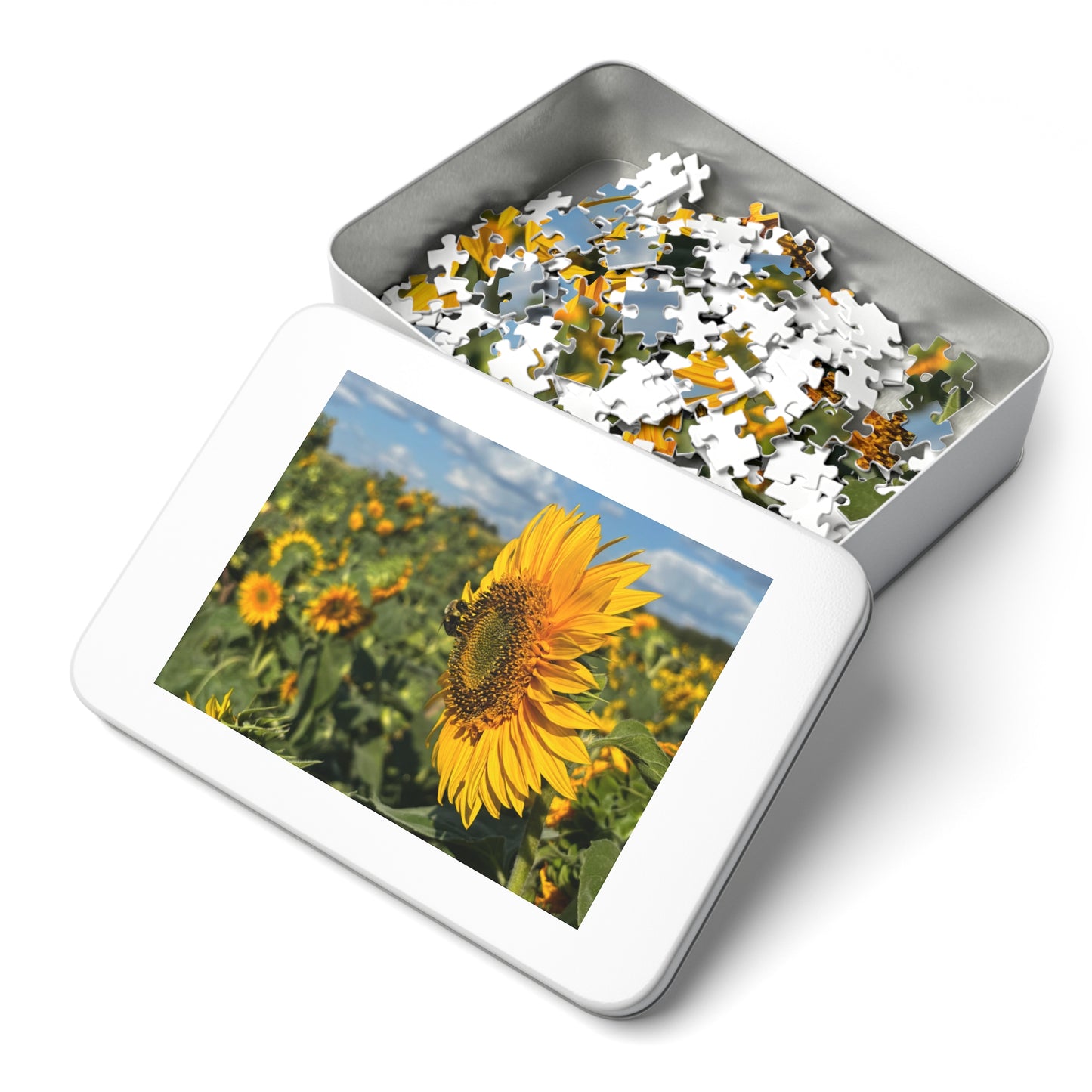 Jigsaw Puzzle - Bumble Bee on a Sunflower