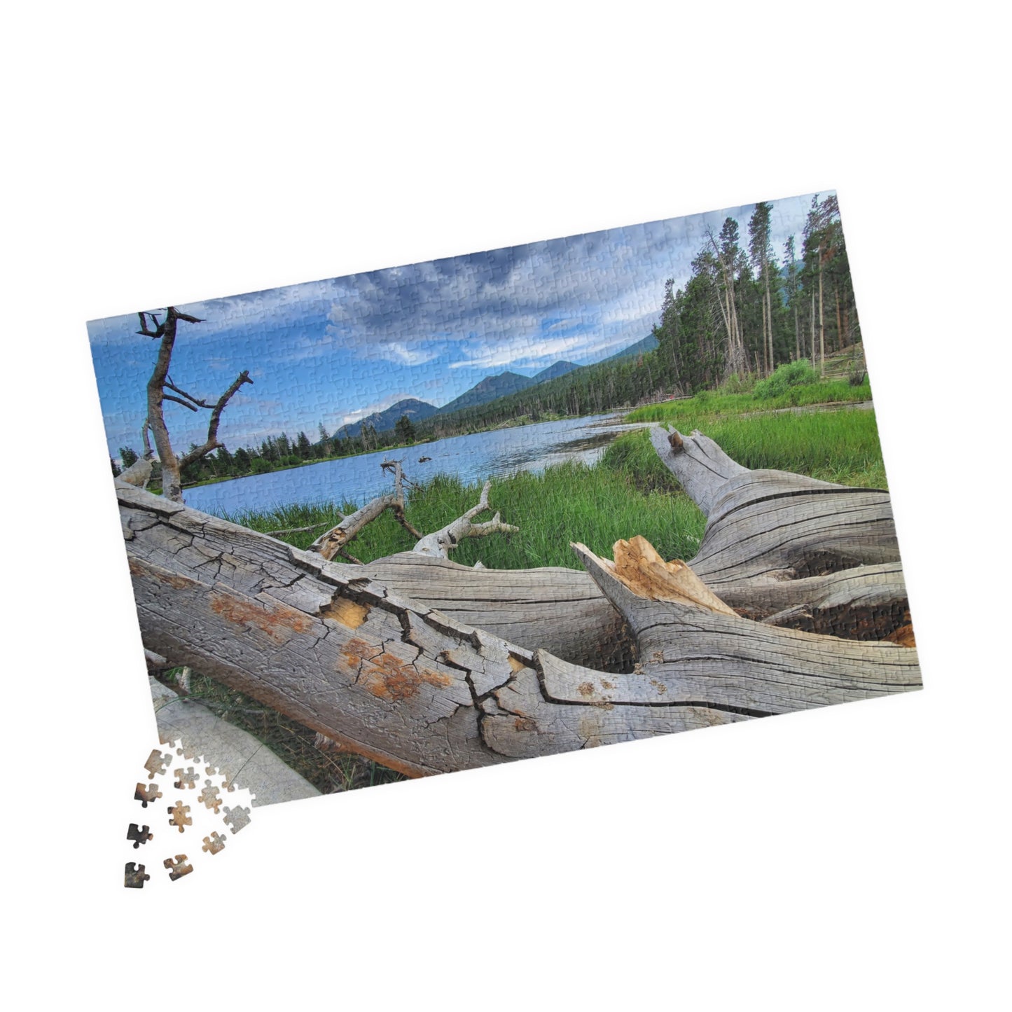 Rocky Mountain Highs and Puzzle-Loving Lows, Jigsaw Puzzle, Landscape Puzzle, Scenic Puzzle, Meditation Activity, Relaxation Hobby