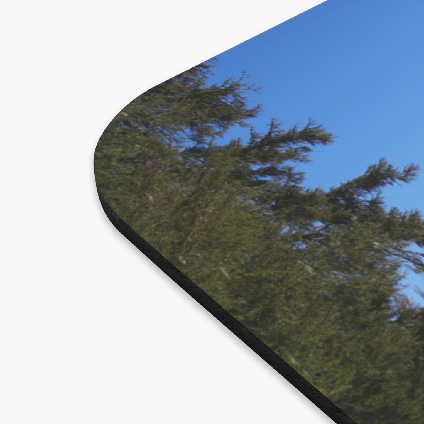 Reflections on a Lake… and on How Long Until Lunch, Rectangle Mouse Pad, Office Decor, Gift for Nature Lover
