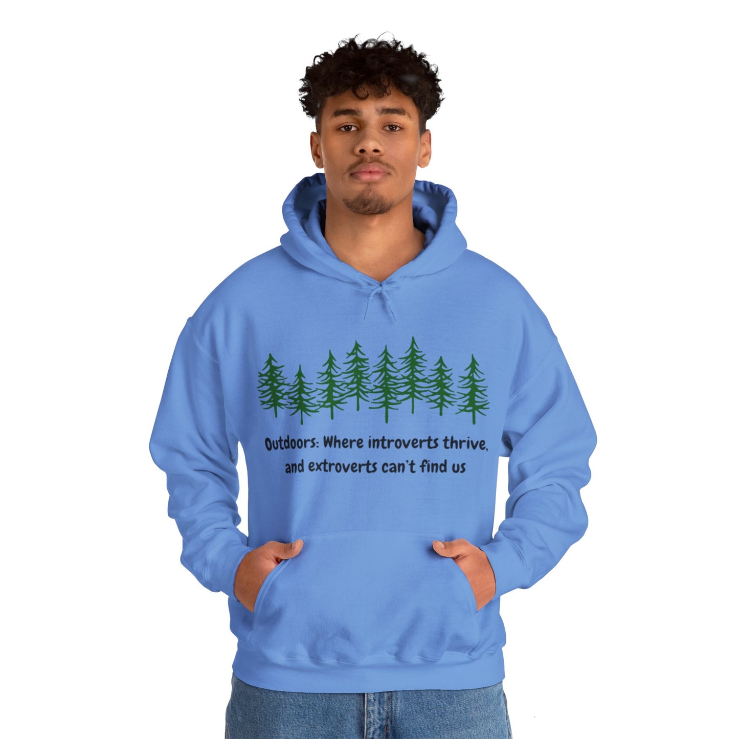 Silent Hikes & Subtle Vibes Hoodie, Unisex Heavy Blend™ Hooded Sweatshirt