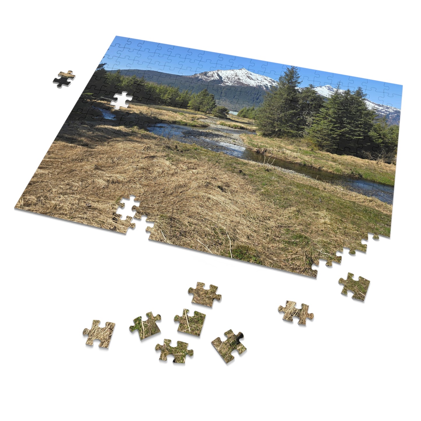 Steep Creek, Steeper Challenge, Jigsaw Puzzle, Alaska