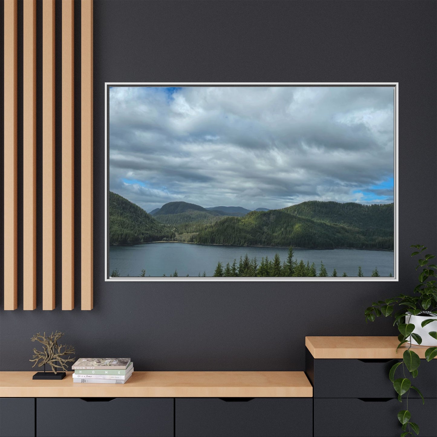 Matte Canvas, Framed (Multi-color)