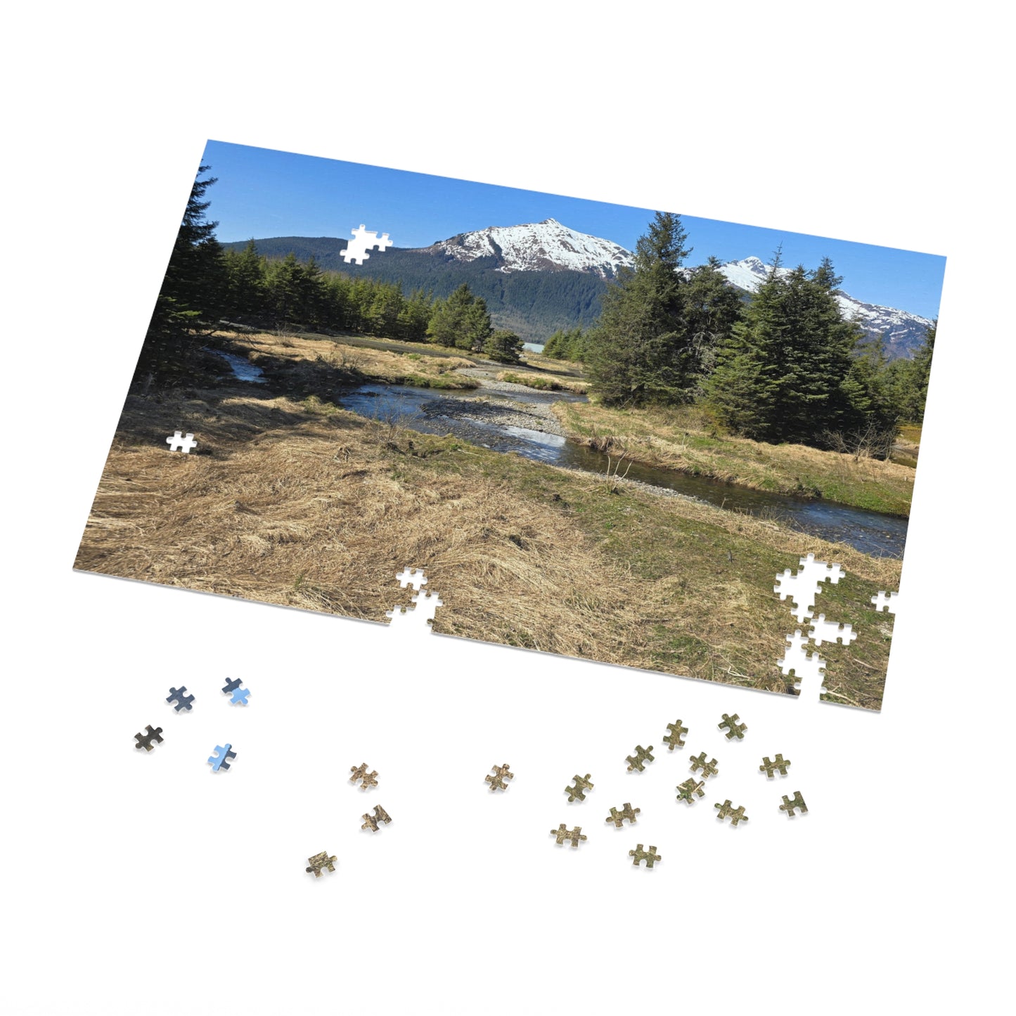 Steep Creek, Steeper Challenge, Jigsaw Puzzle, Alaska