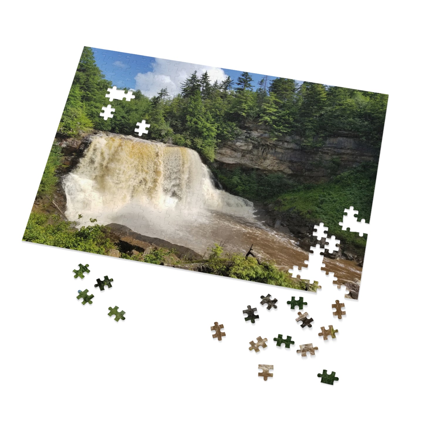 Don't Go Chasing Waterfalls... Piece Them Together, Jigsaw Puzzle, Blackwater Falls