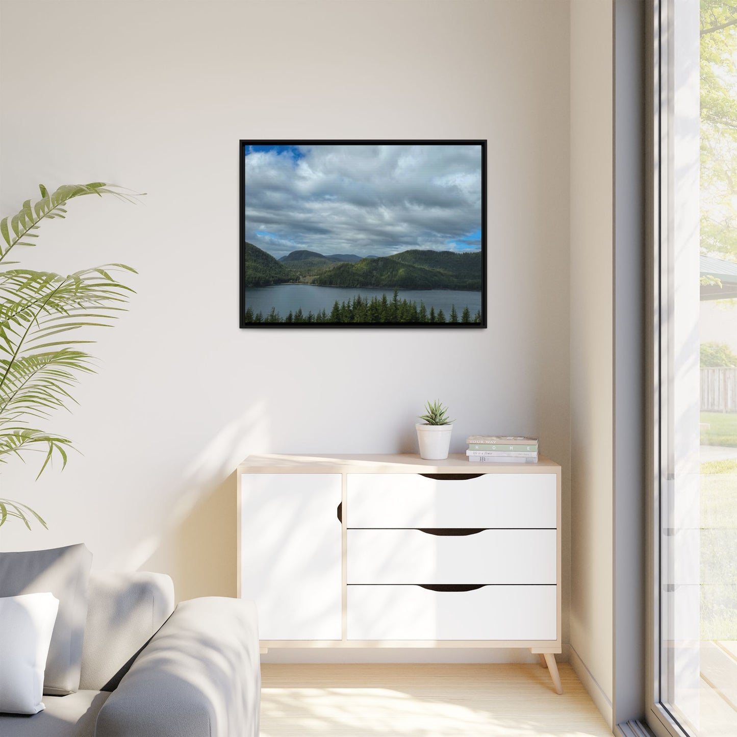 Matte Canvas, Framed (Multi-color)