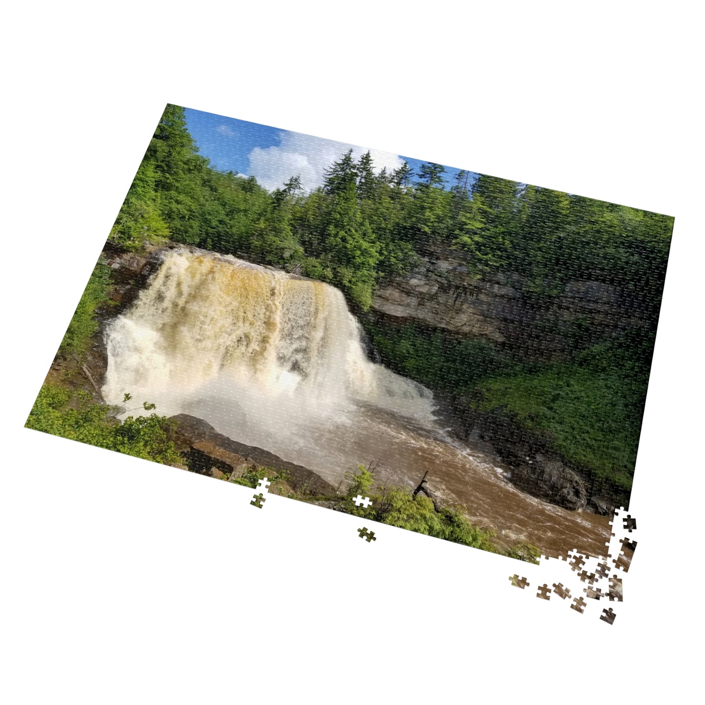 Don't Go Chasing Waterfalls... Piece Them Together, Jigsaw Puzzle, Blackwater Falls