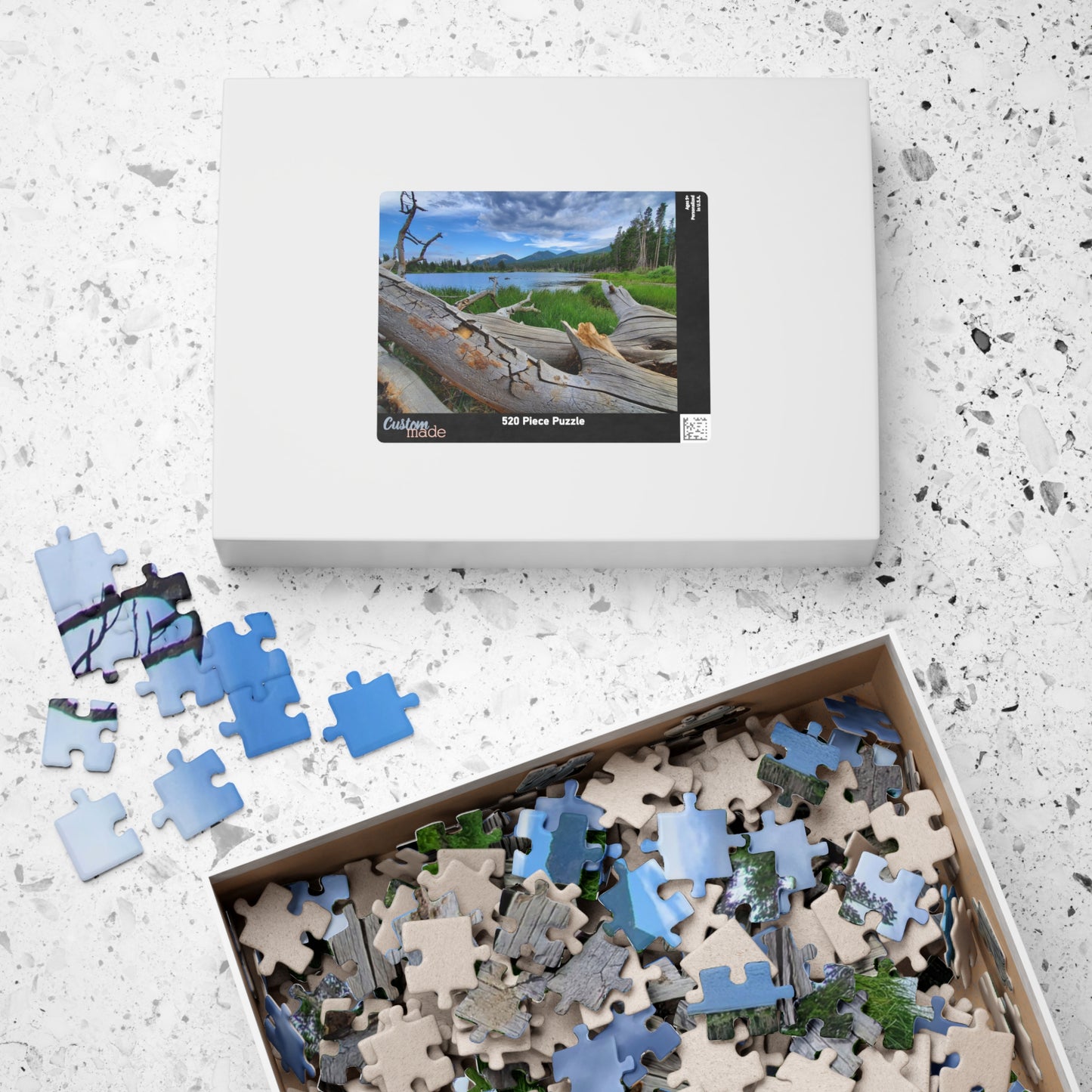 Rocky Mountain Highs and Puzzle-Loving Lows, Jigsaw Puzzle, Landscape Puzzle, Scenic Puzzle, Meditation Activity, Relaxation Hobby