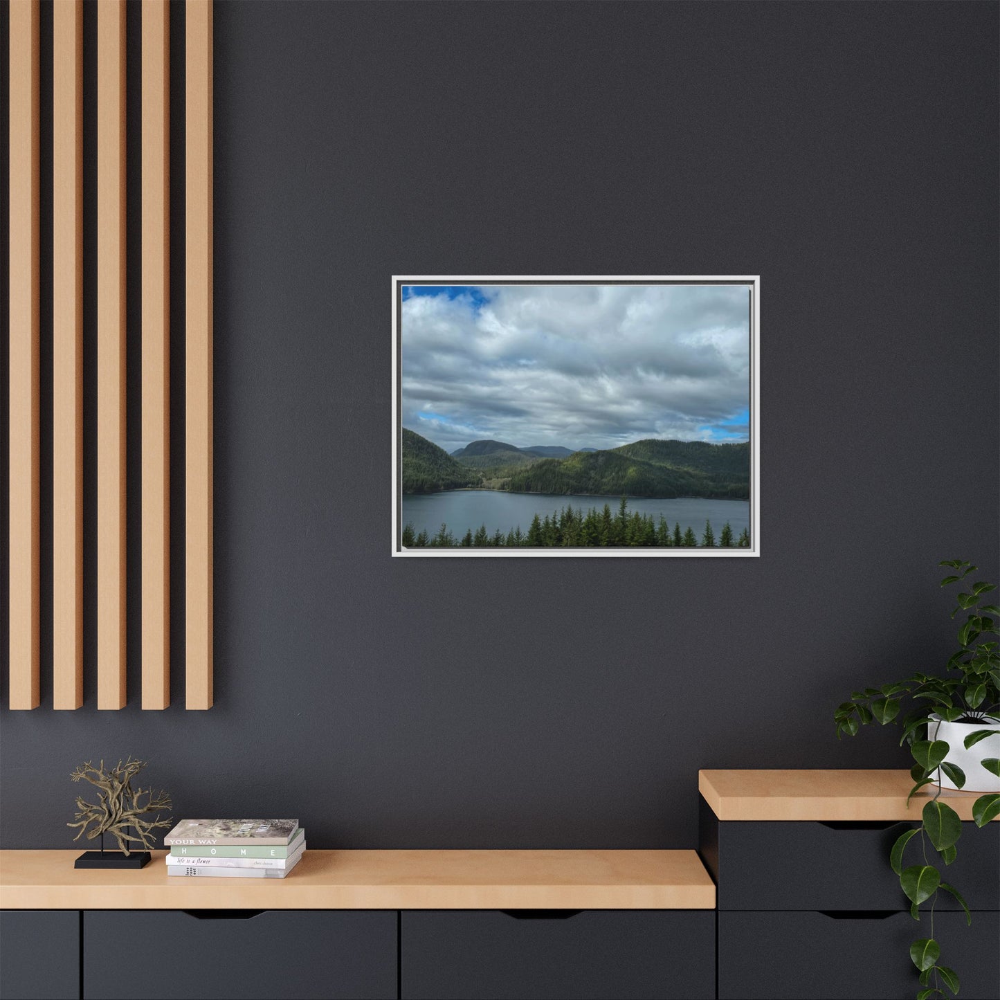 Matte Canvas, Framed (Multi-color)