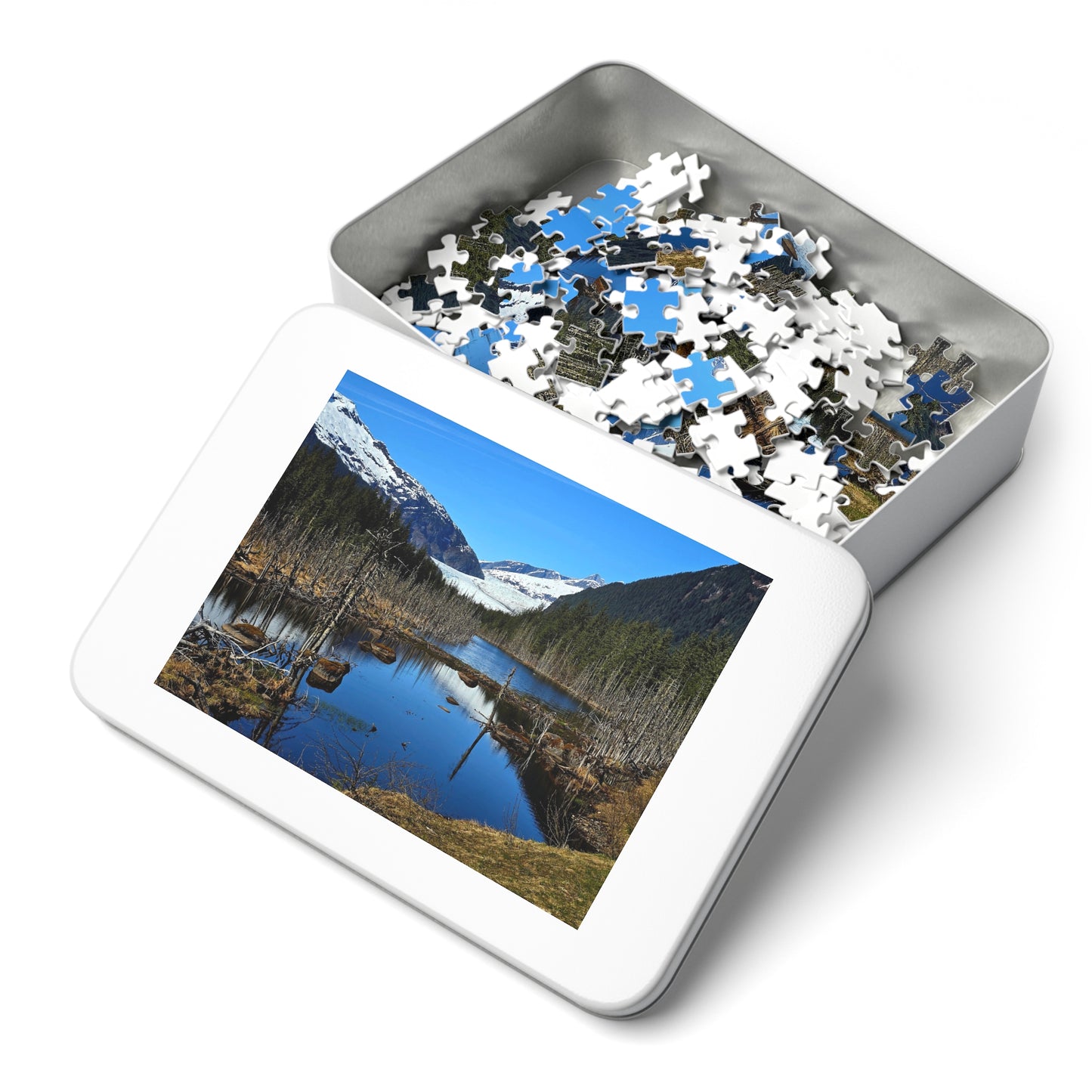 The Coolest Puzzle You’ll Ever Piece Together, Jigsaw Puzzle, Mendenhall Glacier