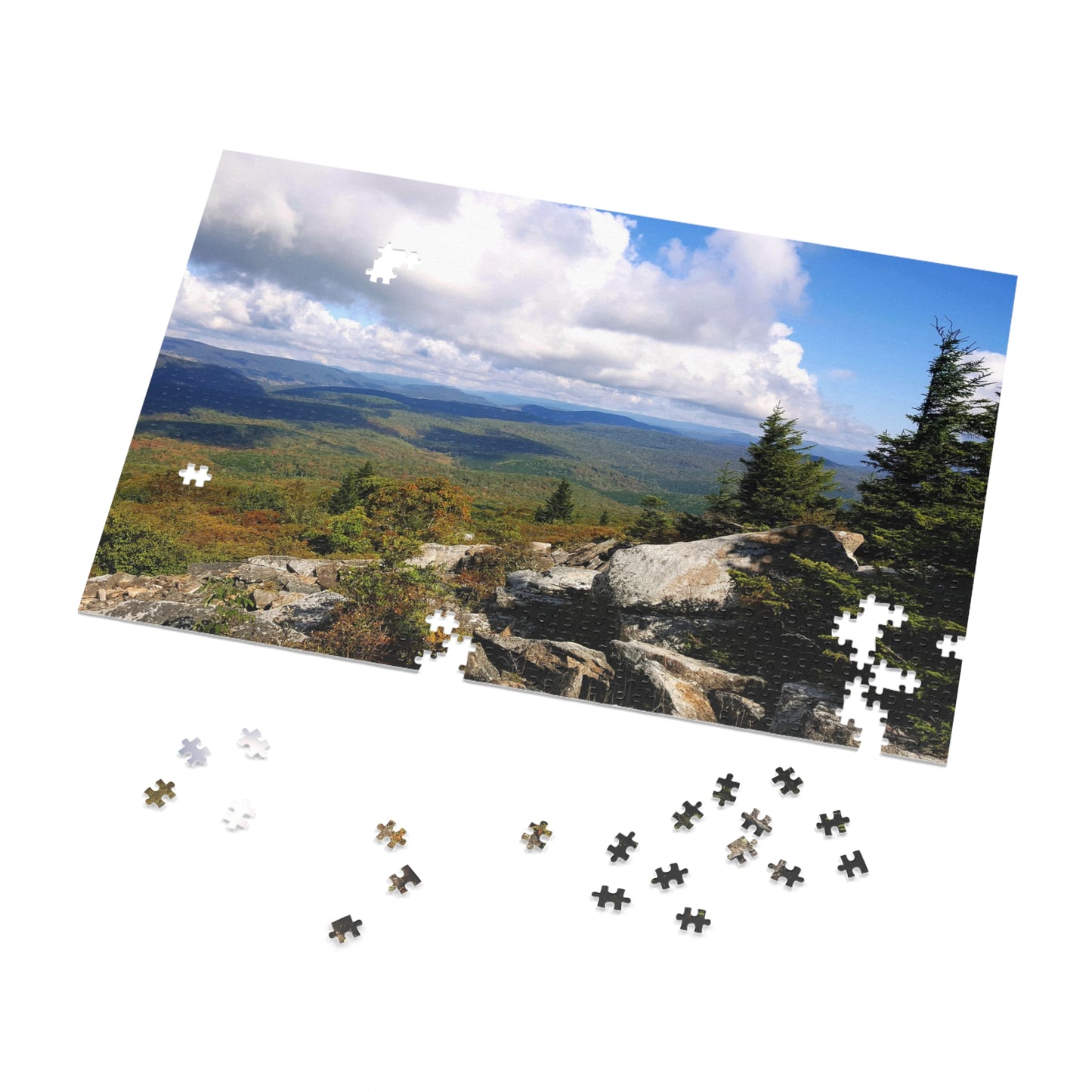 Piece by Piece to Peak Peace, Jigsaw Puzzle, Spruce Knob, WV