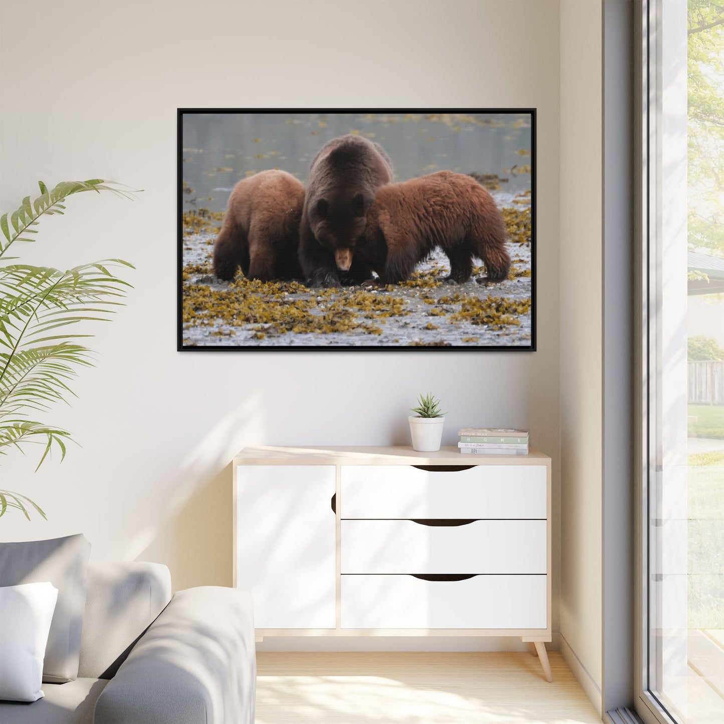Matte Canvas, Framed (Multi-color)