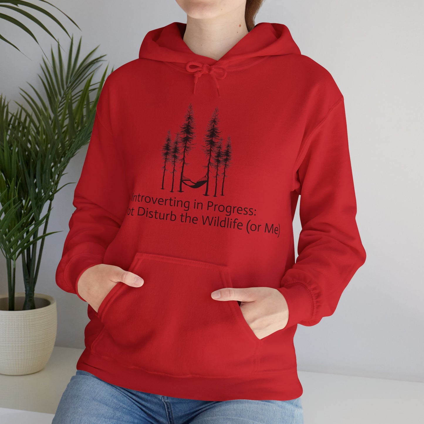 Introverting in Progress Hoodie – Do Not Disturb (Unless You Have Snacks)