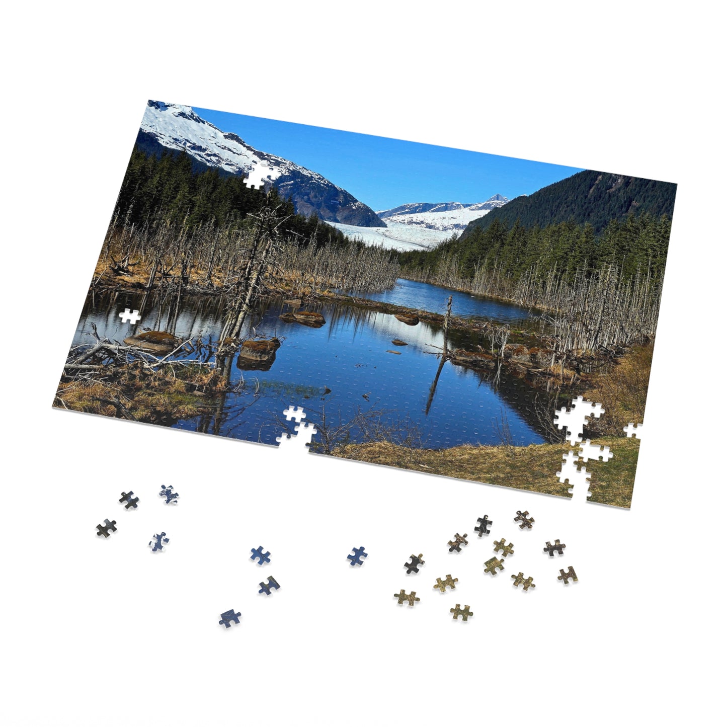 The Coolest Puzzle You’ll Ever Piece Together, Jigsaw Puzzle, Mendenhall Glacier