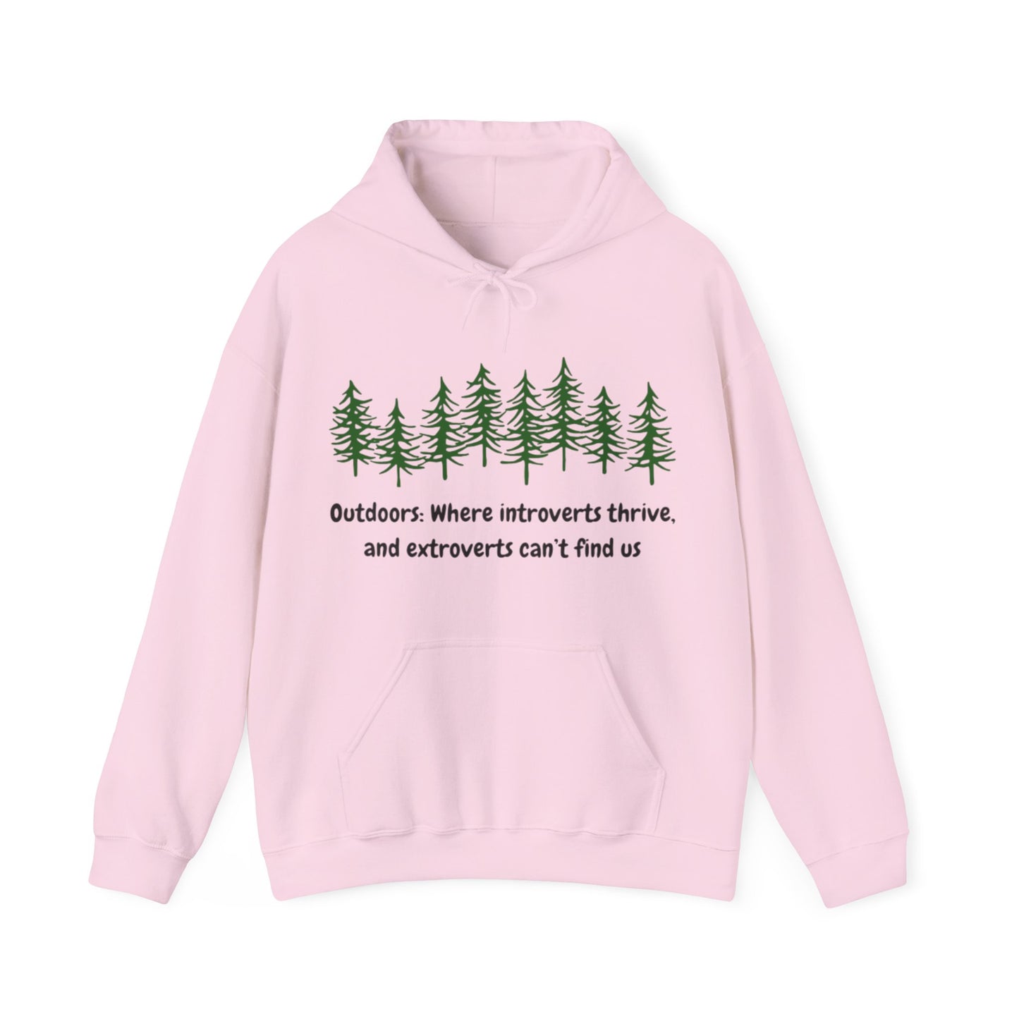 Silent Hikes & Subtle Vibes Hoodie, Unisex Heavy Blend™ Hooded Sweatshirt