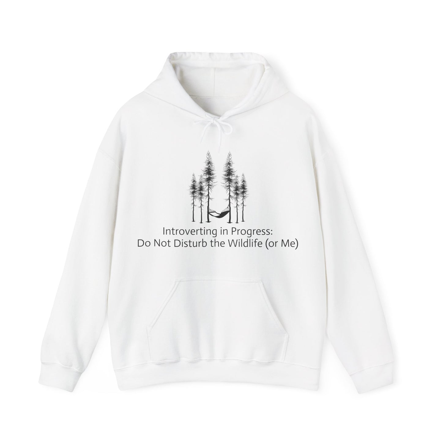 Introverting in Progress Hoodie – Do Not Disturb (Unless You Have Snacks)