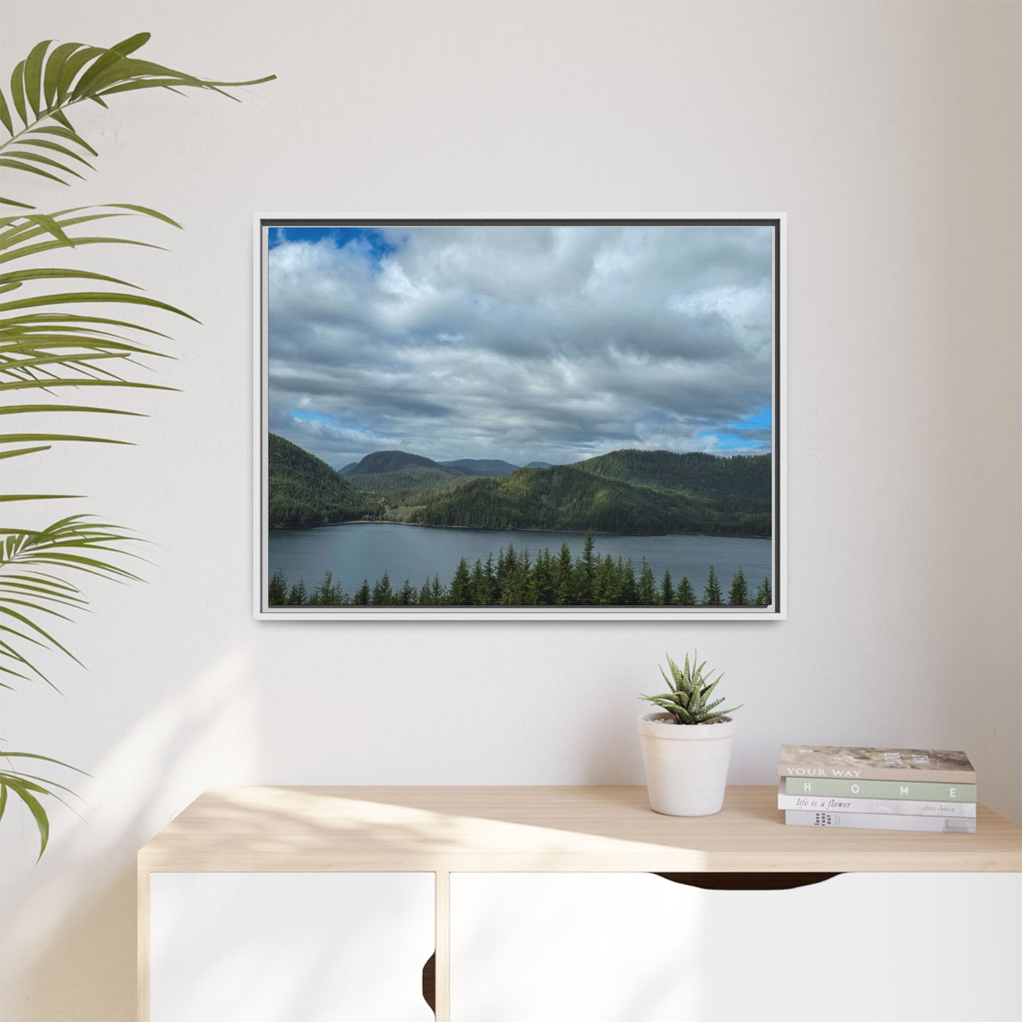 Matte Canvas, Framed (Multi-color)