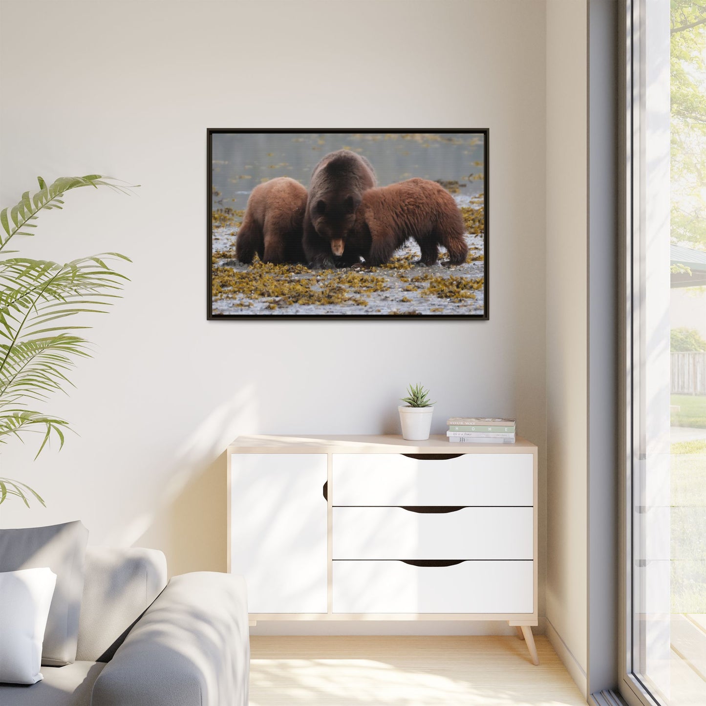 Matte Canvas, Framed (Multi-color)