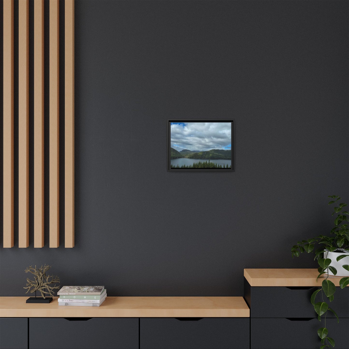 Matte Canvas, Framed (Multi-color)