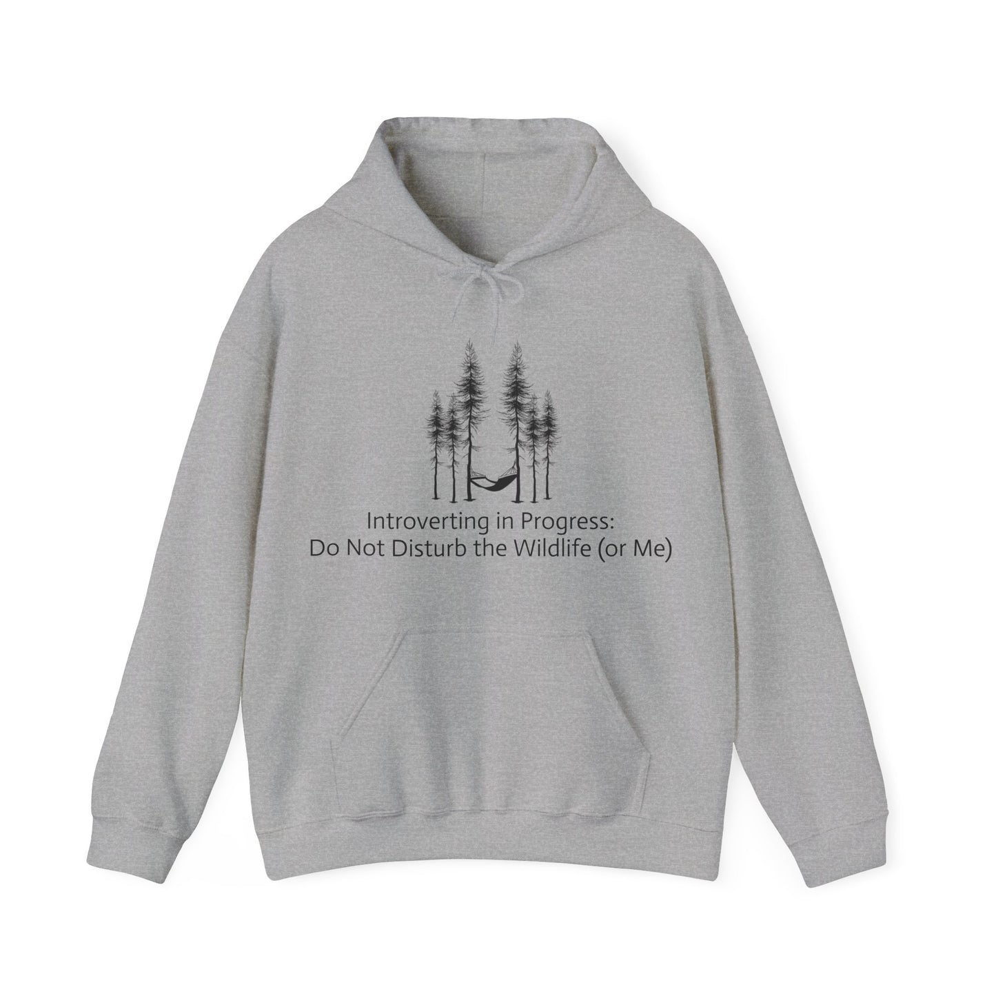 Introverting in Progress Hoodie – Do Not Disturb (Unless You Have Snacks)