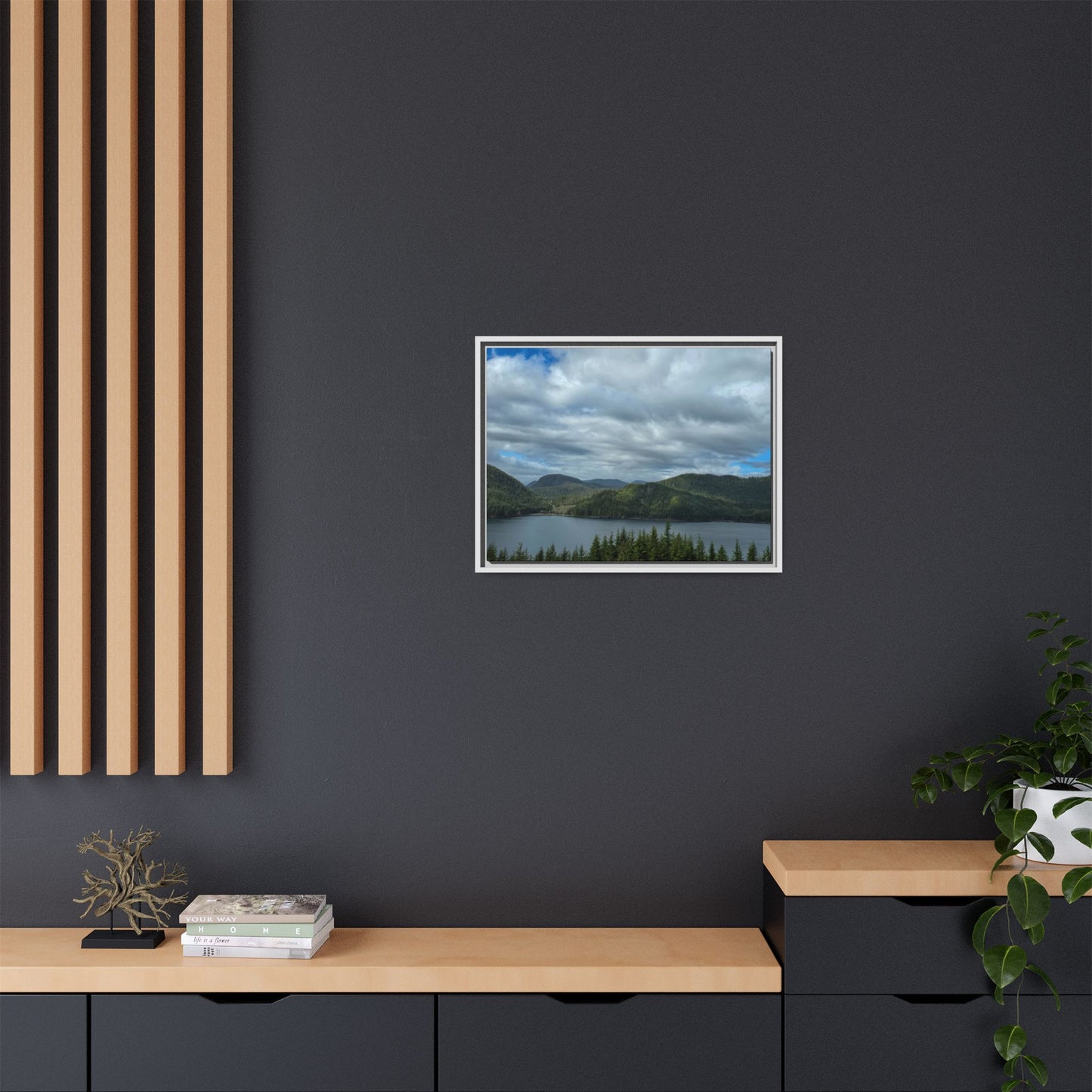 Matte Canvas, Framed (Multi-color)