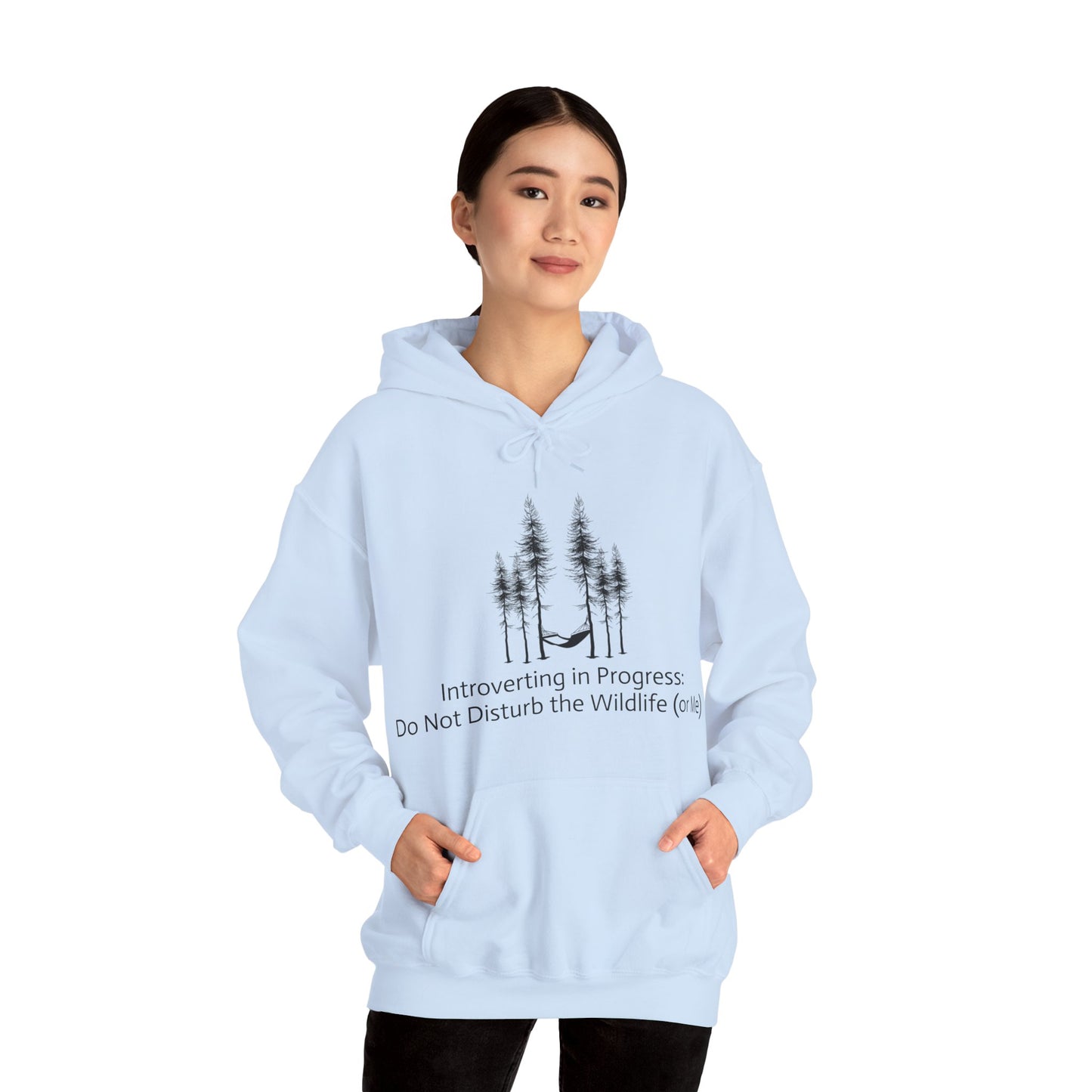 Introverting in Progress Hoodie – Do Not Disturb (Unless You Have Snacks)