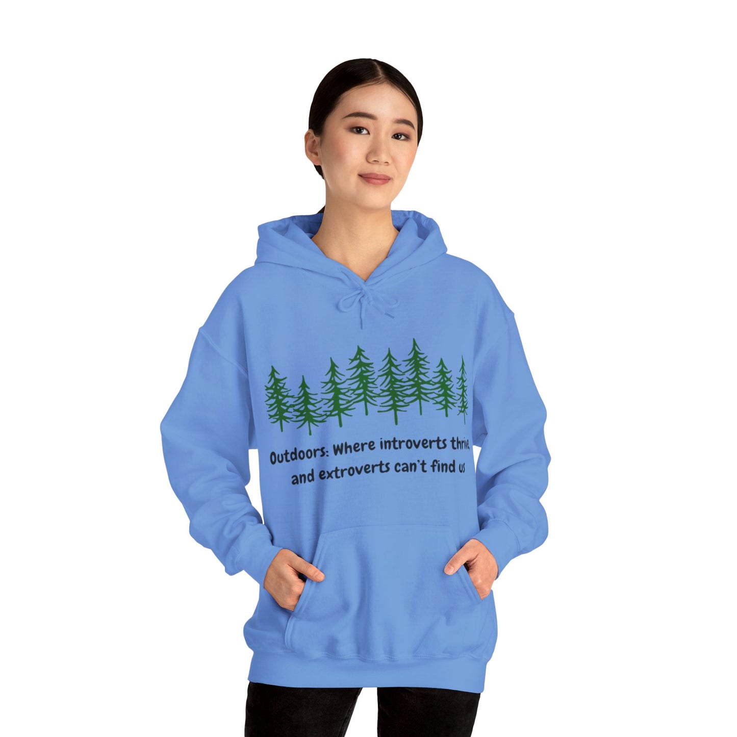 Silent Hikes & Subtle Vibes Hoodie, Unisex Heavy Blend™ Hooded Sweatshirt