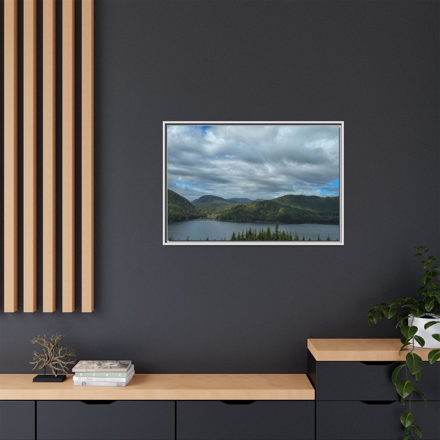 Matte Canvas, Framed (Multi-color)