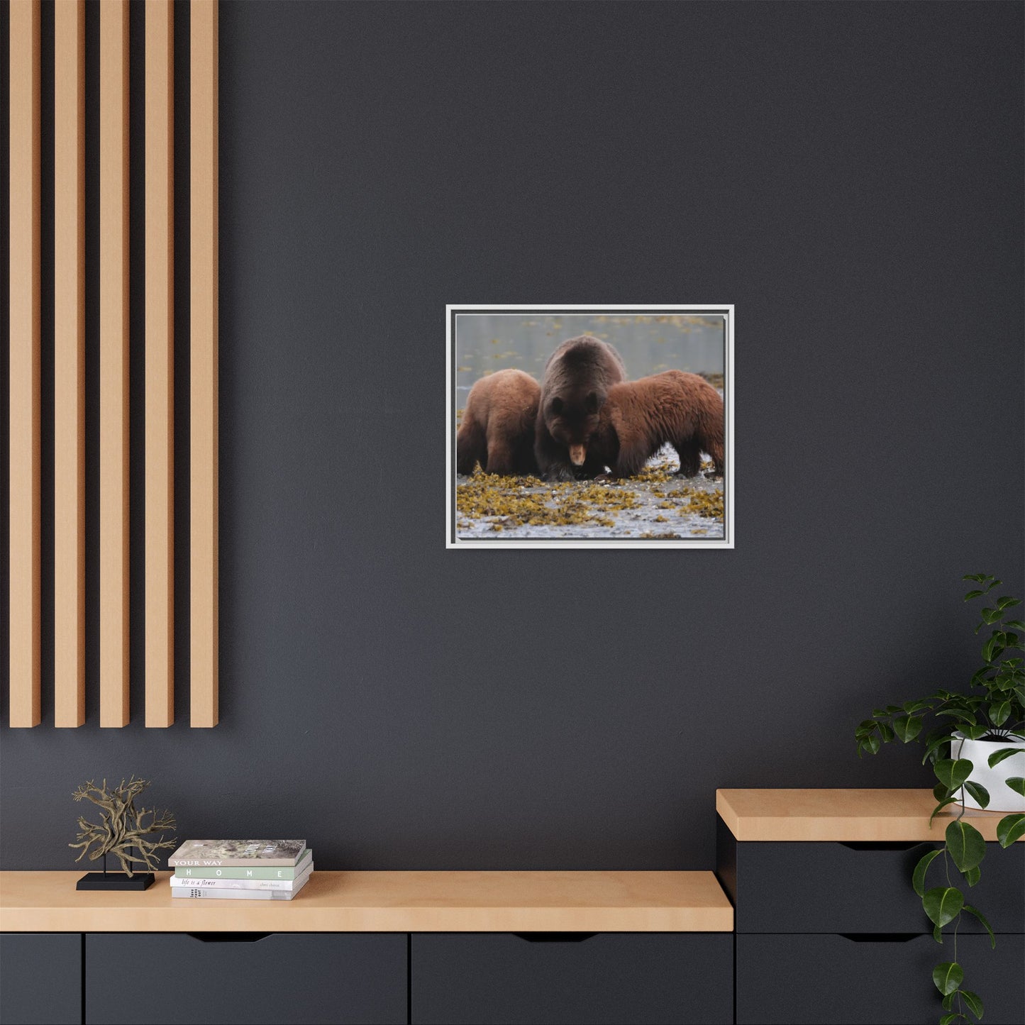 Matte Canvas, Framed (Multi-color)