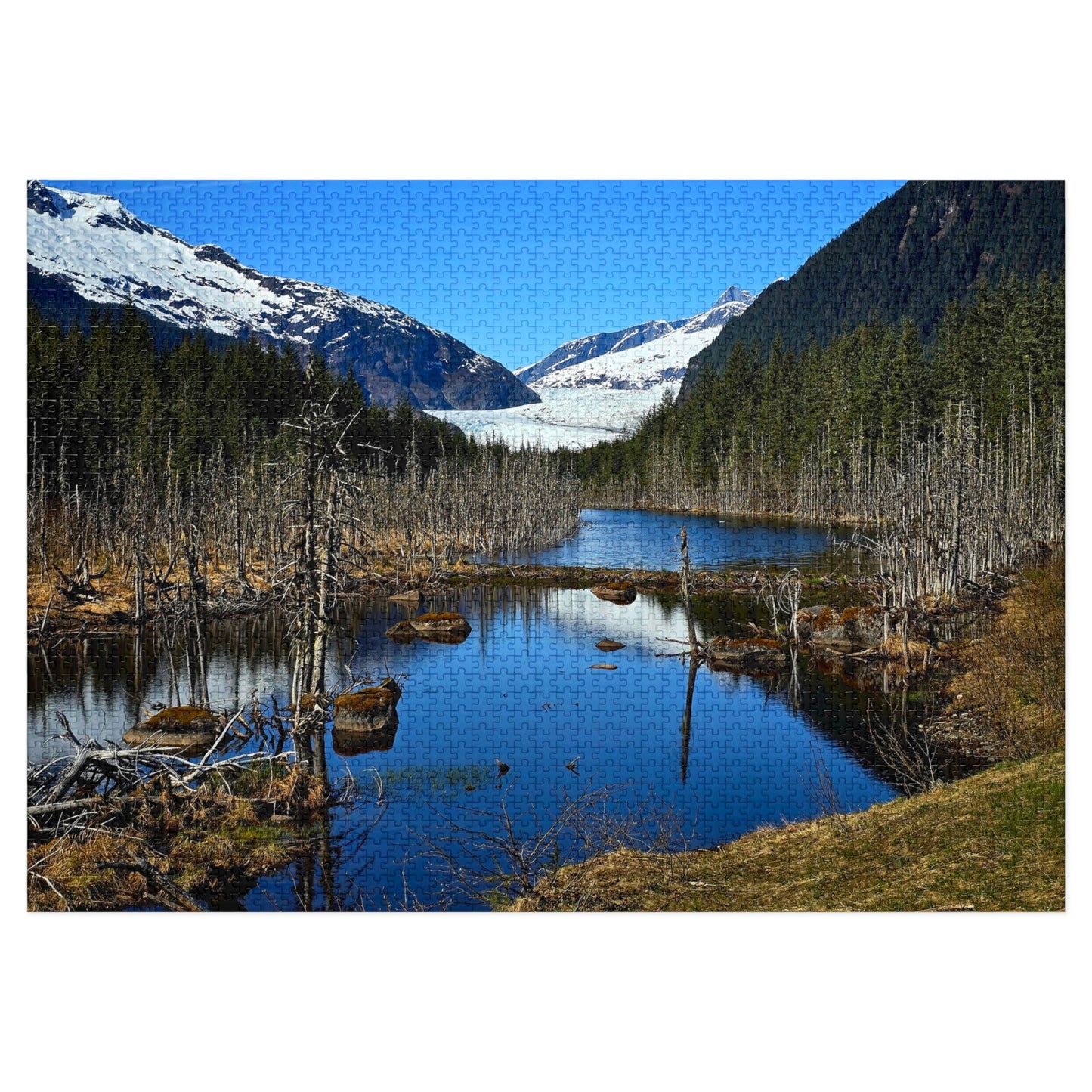 The Coolest Puzzle You’ll Ever Piece Together, Jigsaw Puzzle, Mendenhall Glacier