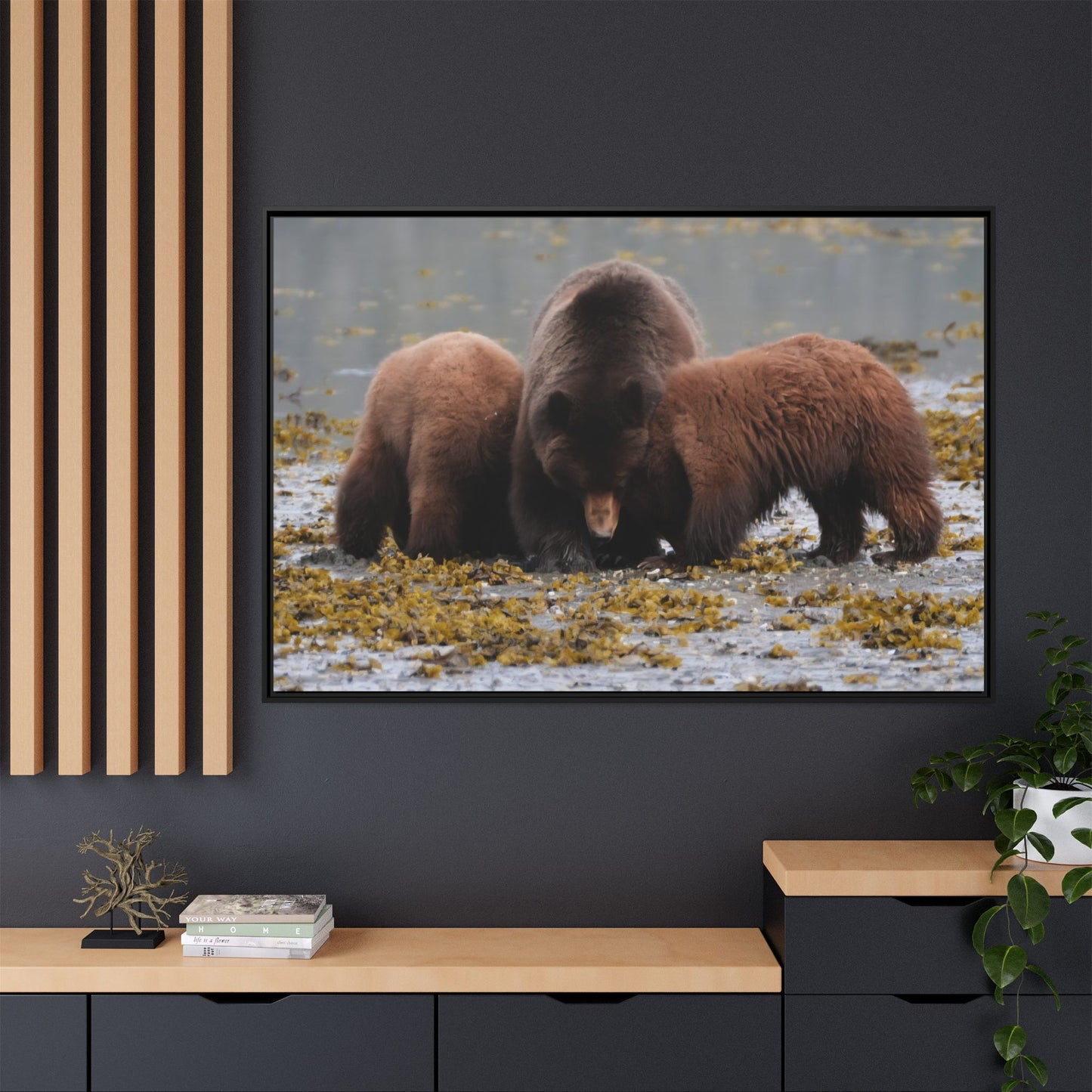 Matte Canvas, Framed (Multi-color)