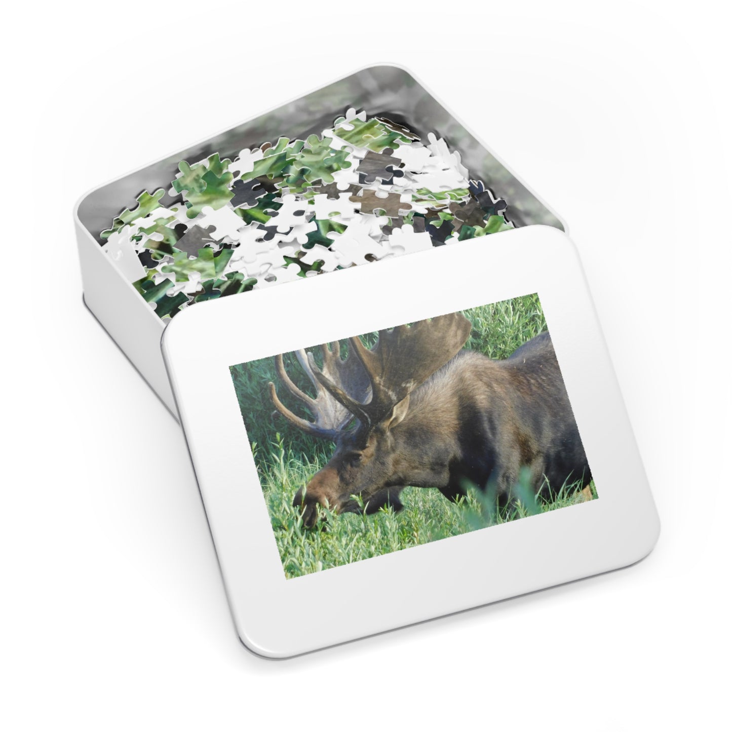 Moose on the Loose: Puzzle Edition, Jigsaw Puzzle, Rocky Mountain