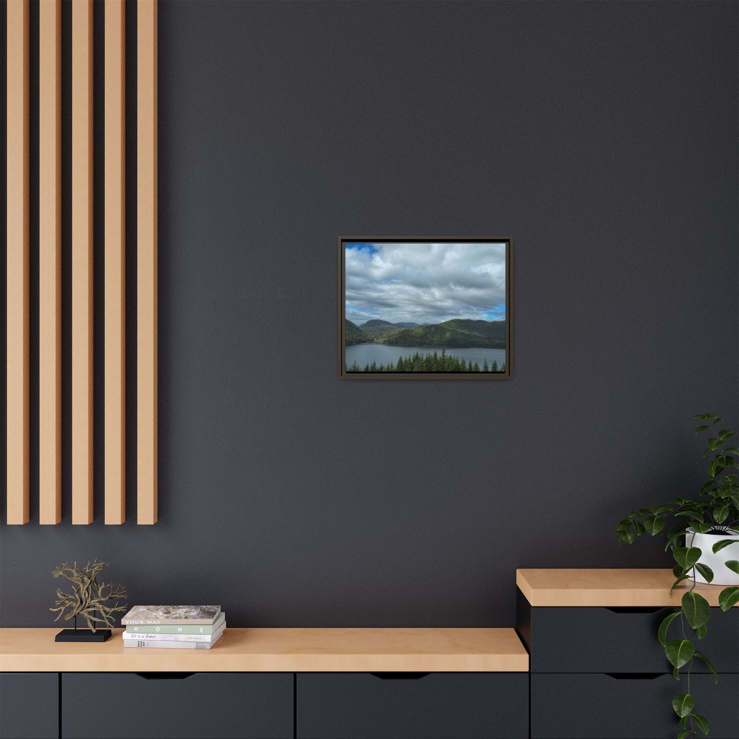 Matte Canvas, Framed (Multi-color)