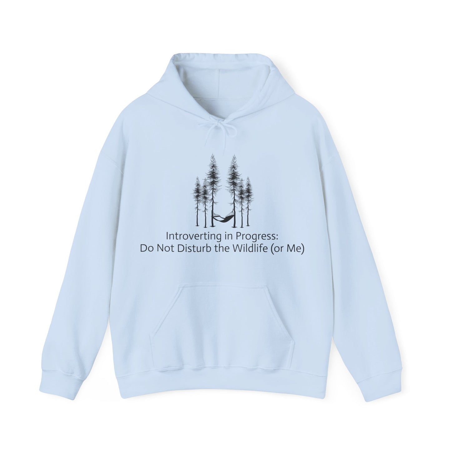 Introverting in Progress Hoodie – Do Not Disturb (Unless You Have Snacks)