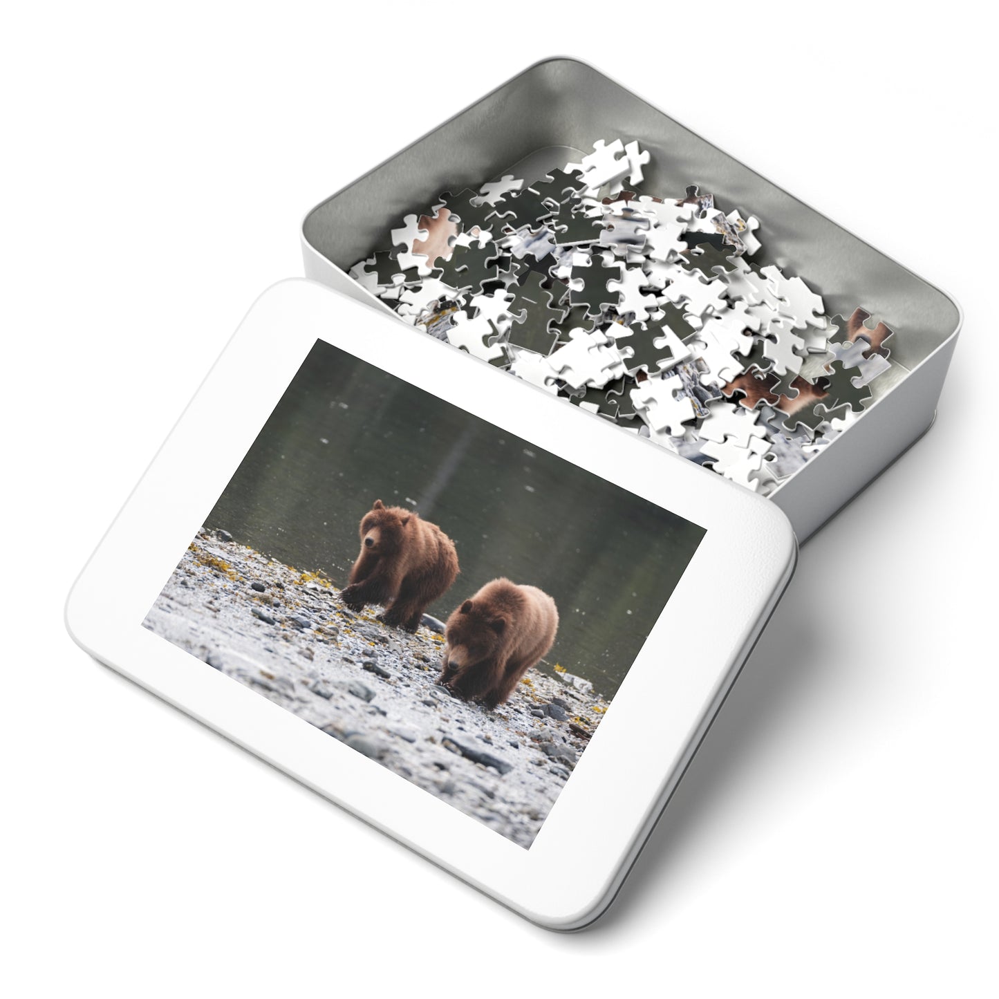 Clam Up and Puzzle On!, Jigsaw Puzzle with Tin