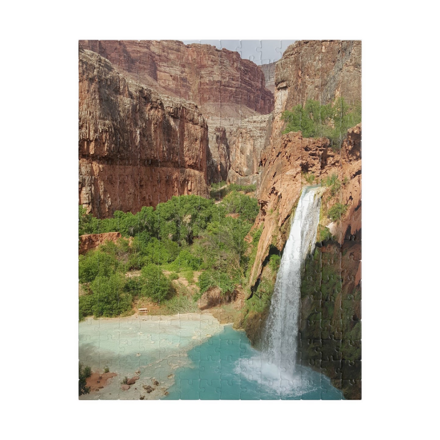 Havasu Falls Shenanigans: Piece Together Paradise, Jigsaw Puzzle, Havasu Falls