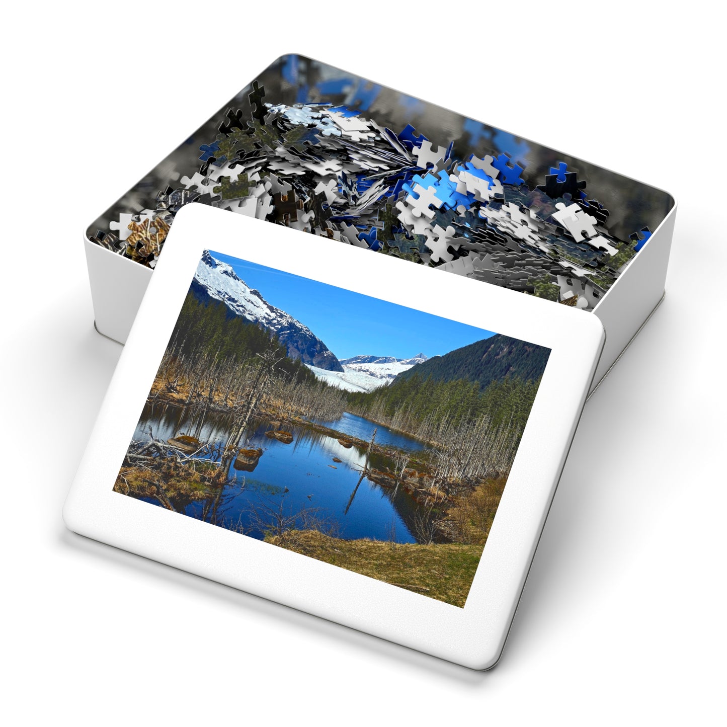 The Coolest Puzzle You’ll Ever Piece Together, Jigsaw Puzzle, Mendenhall Glacier