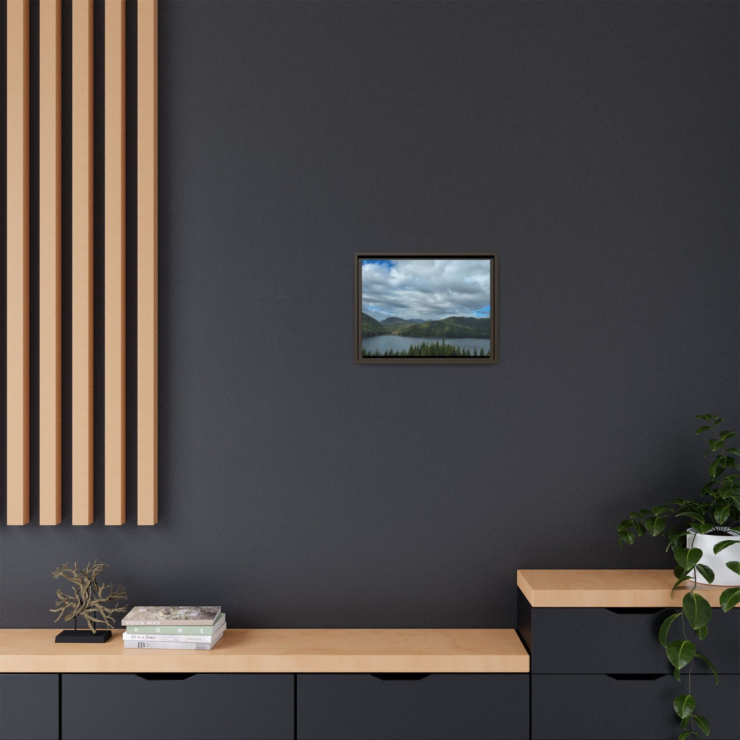 Matte Canvas, Framed (Multi-color)