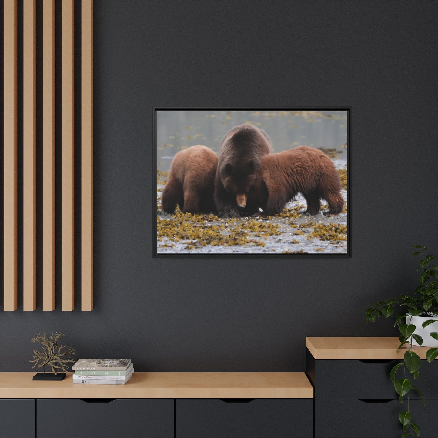Matte Canvas, Framed (Multi-color)