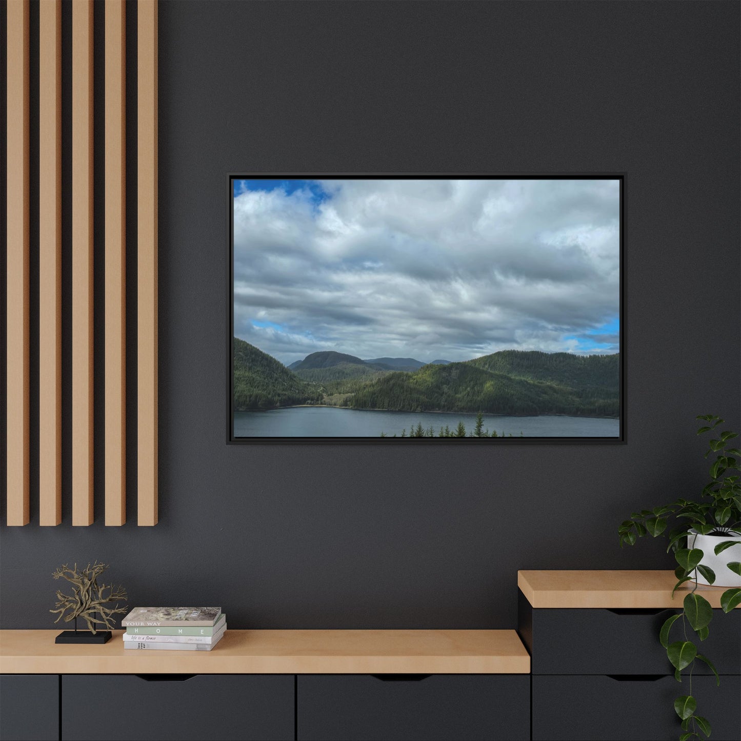 Matte Canvas, Framed (Multi-color)
