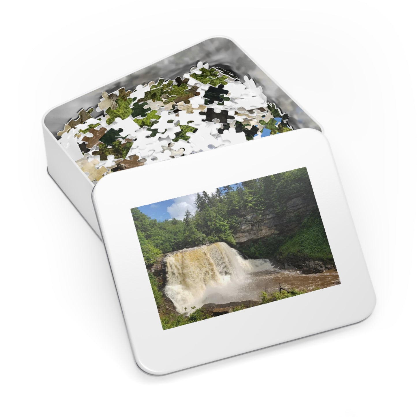 Don't Go Chasing Waterfalls... Piece Them Together, Jigsaw Puzzle, Blackwater Falls