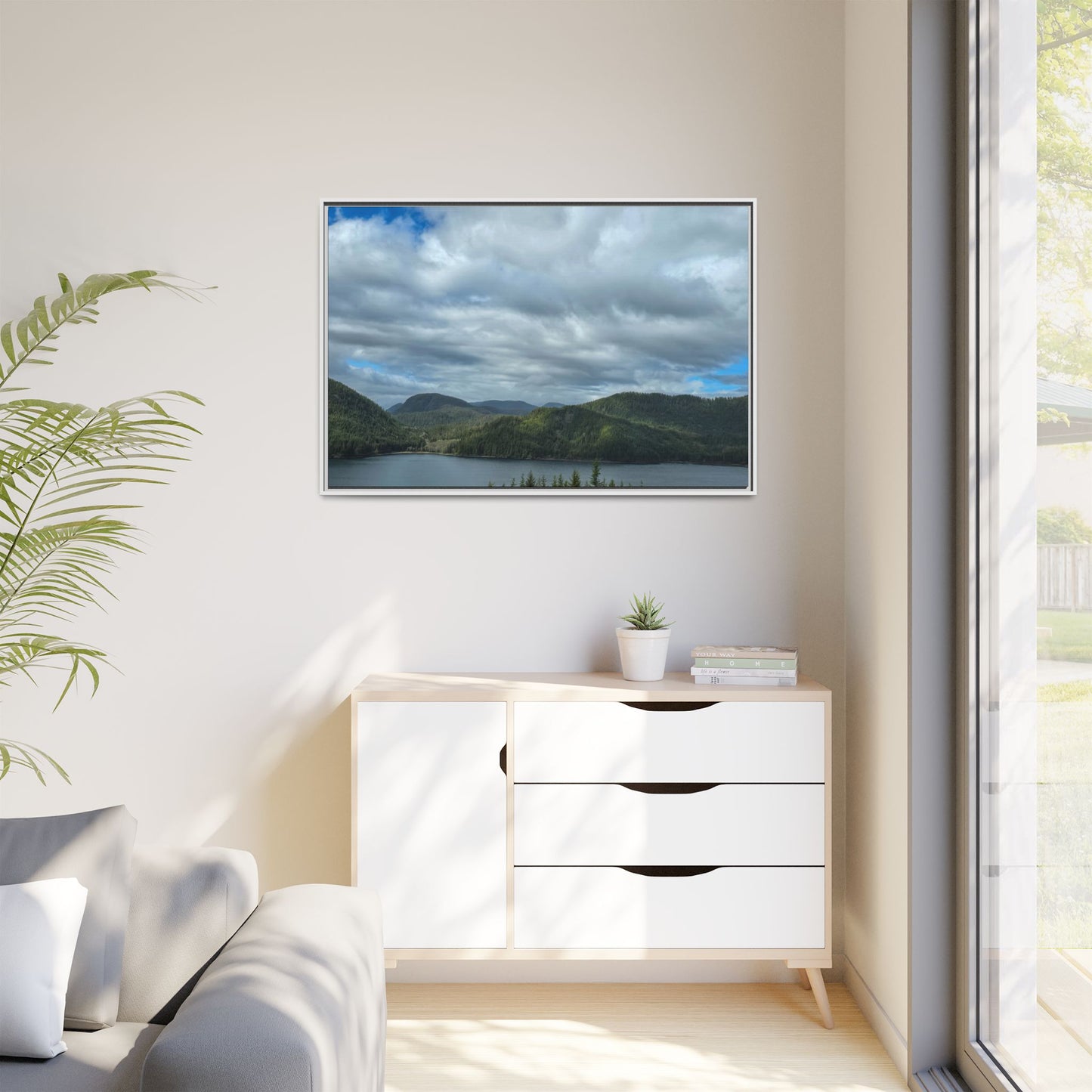 Matte Canvas, Framed (Multi-color)