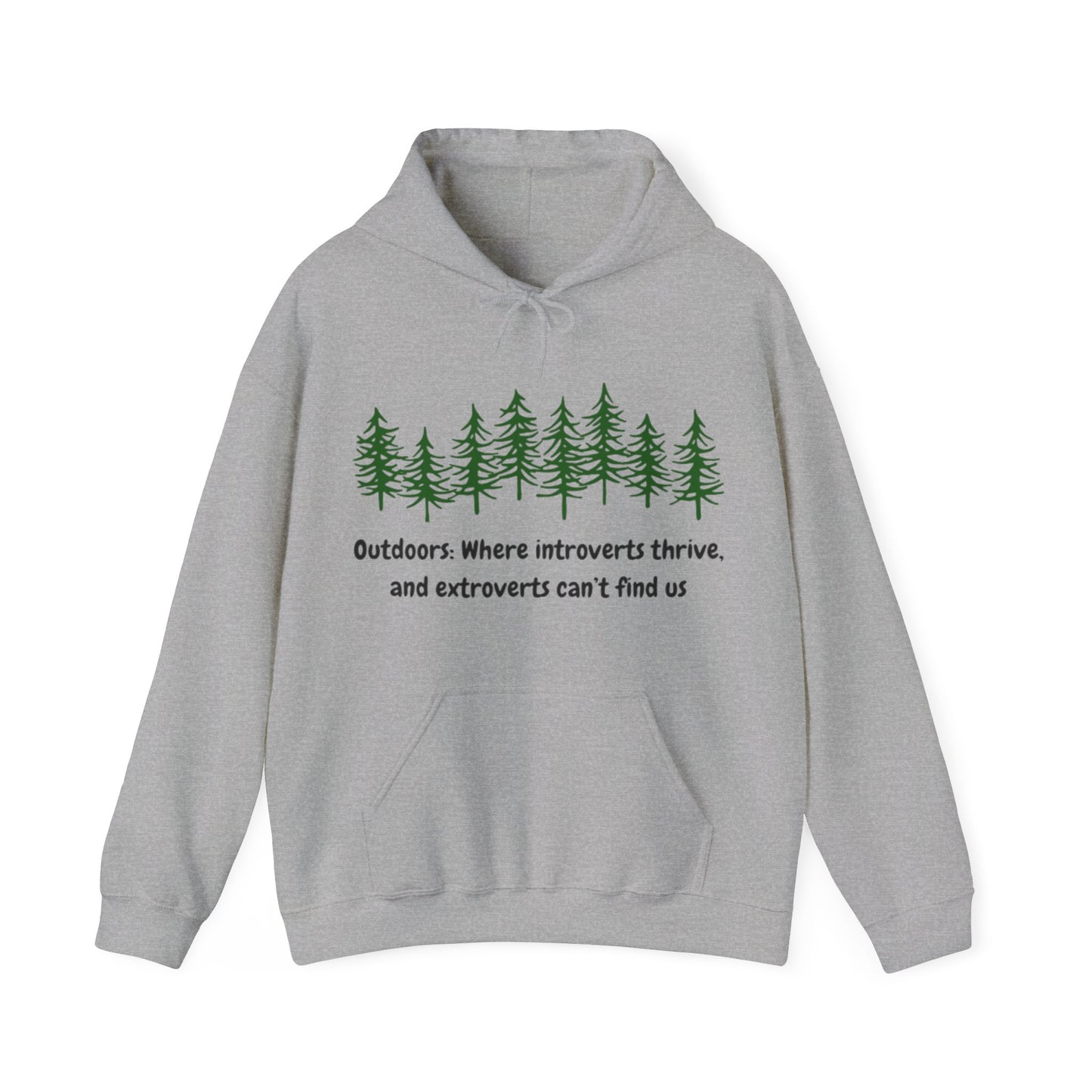 Silent Hikes & Subtle Vibes Hoodie, Unisex Heavy Blend™ Hooded Sweatshirt