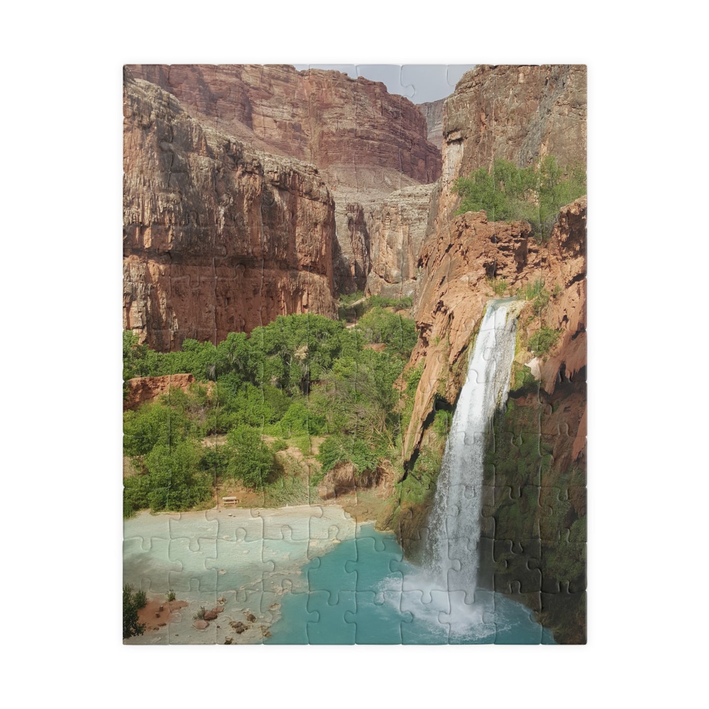 Havasu Falls Shenanigans: Piece Together Paradise, Jigsaw Puzzle, Havasu Falls