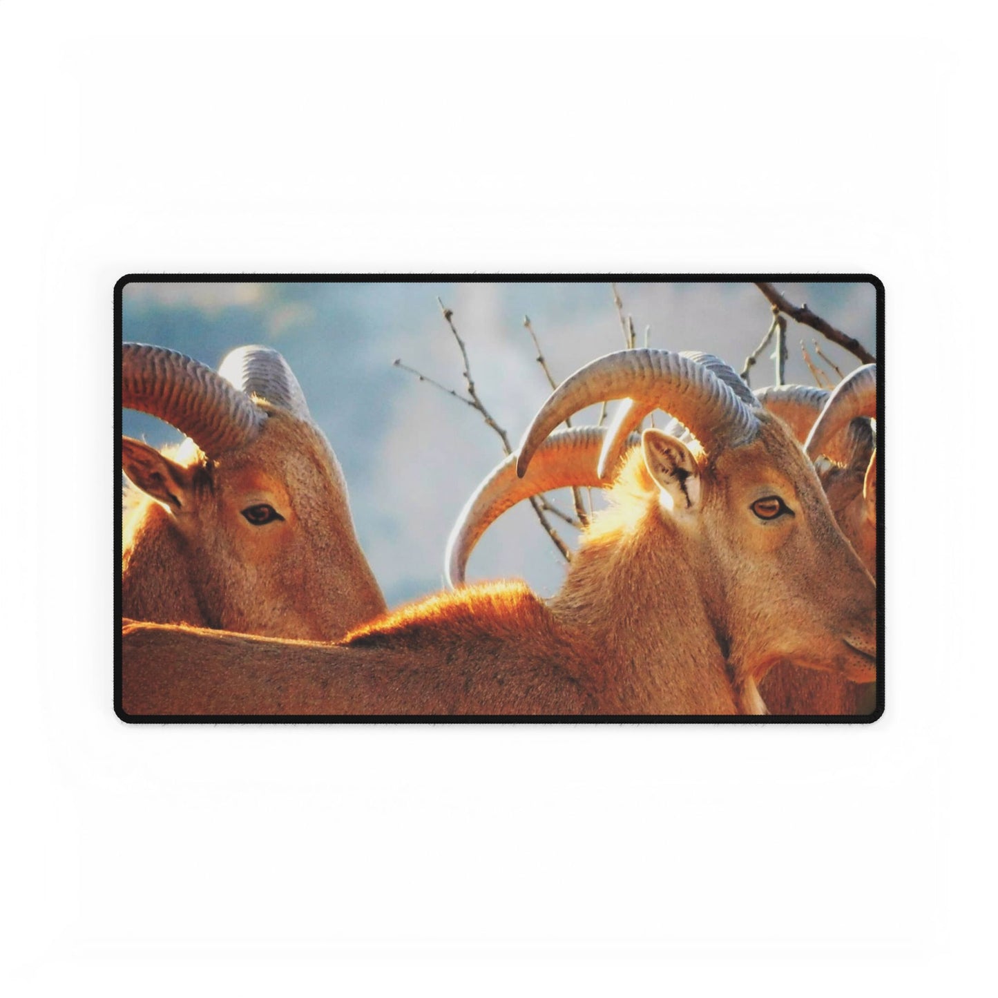 Barbary Sheep Desk Mat, Workday Escape, One Daydream at a Time